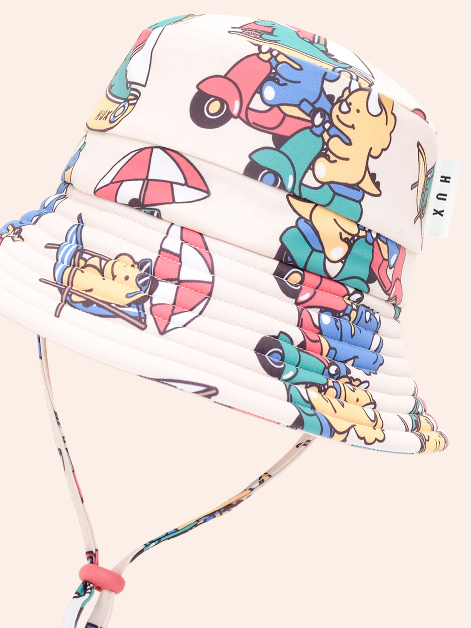 Vacay Dino Swim Hat SWIMWEAR Huxbaby