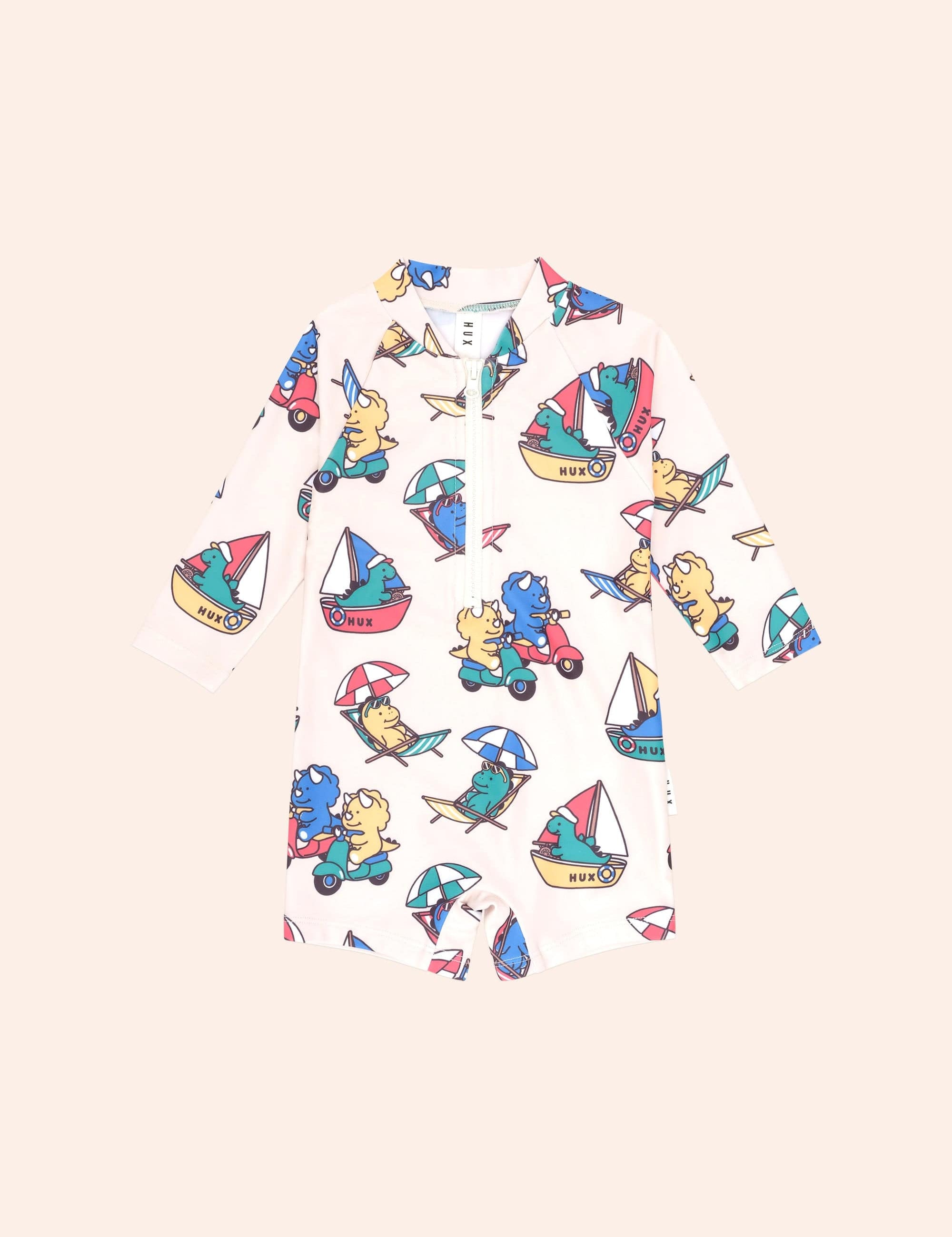 Vacay Dino Rashsuit SWIMWEAR Huxbaby