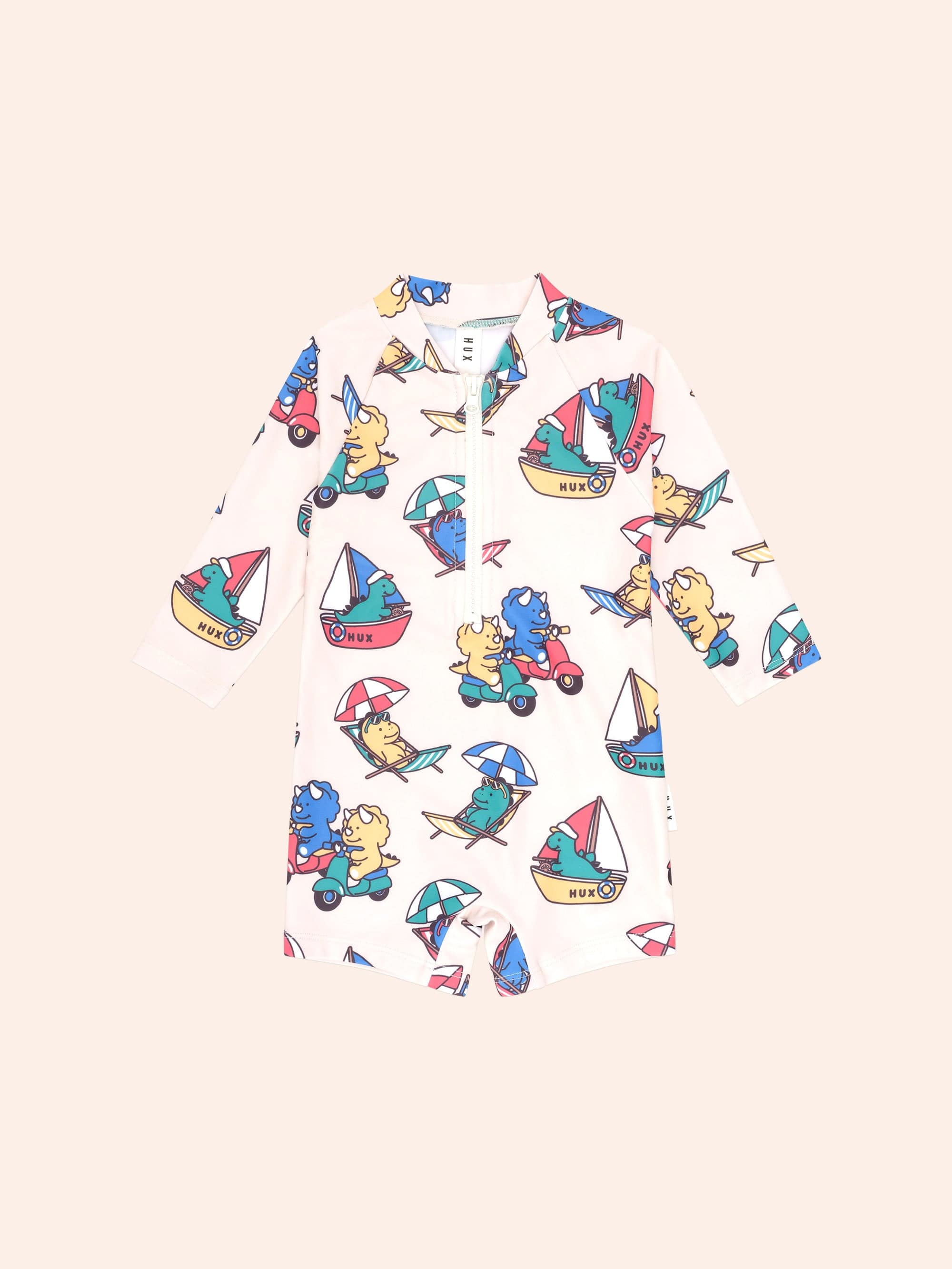 Vacay Dino Rashsuit SWIMWEAR Huxbaby