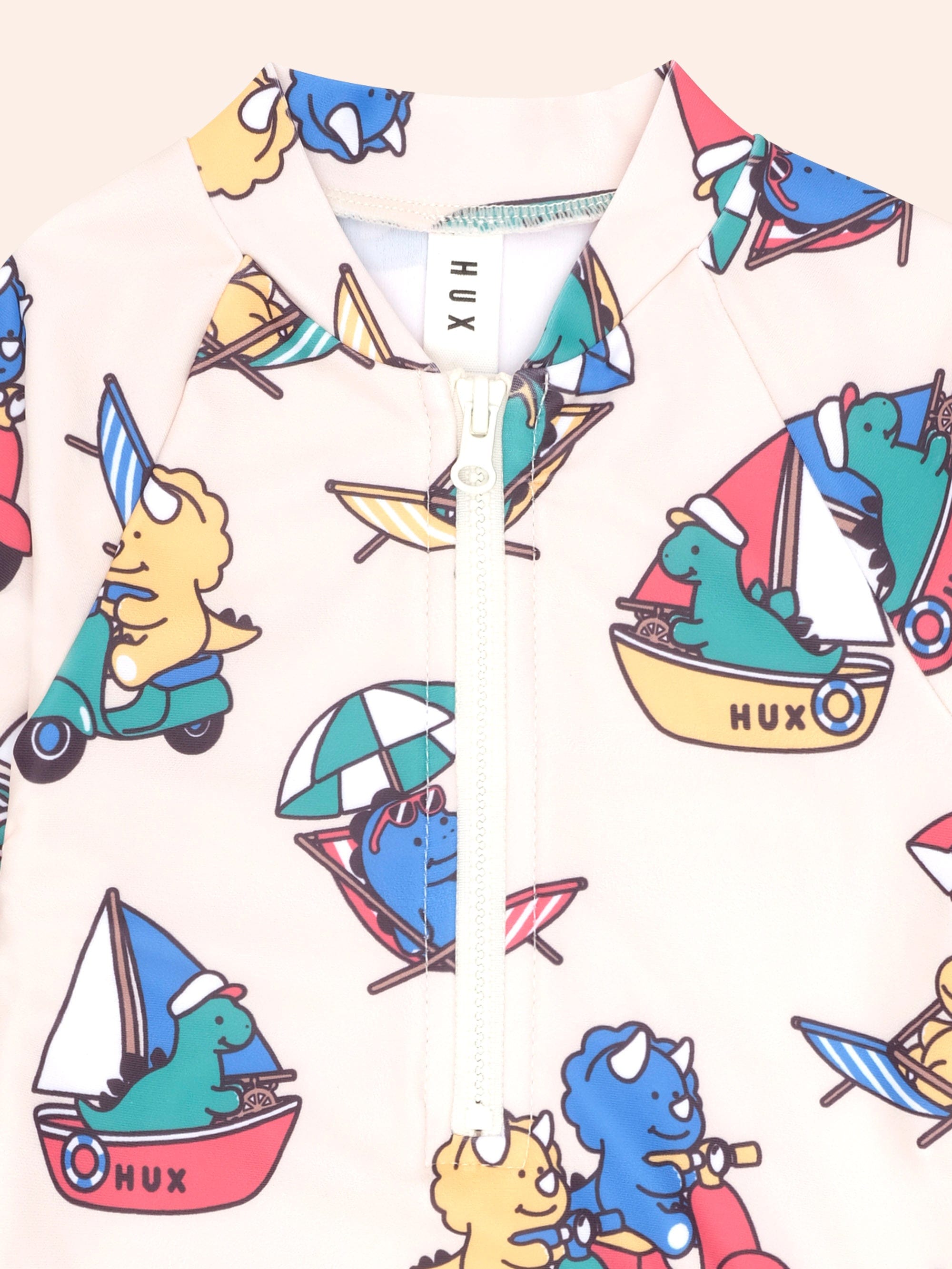 Vacay Dino Rashsuit SWIMWEAR Huxbaby