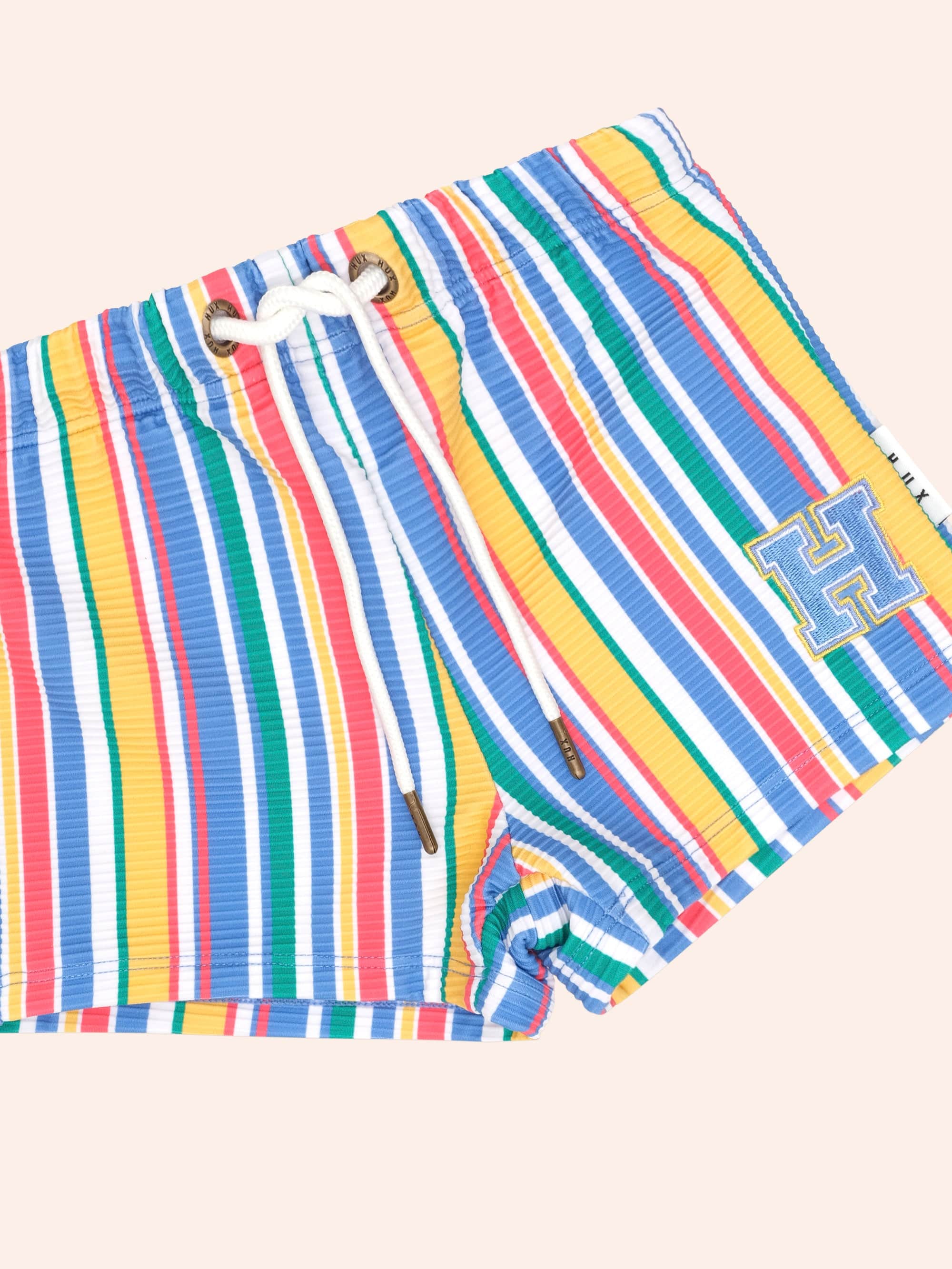 Paradiso Stripe Ottoman Boardshort SWIMWEAR Huxbaby