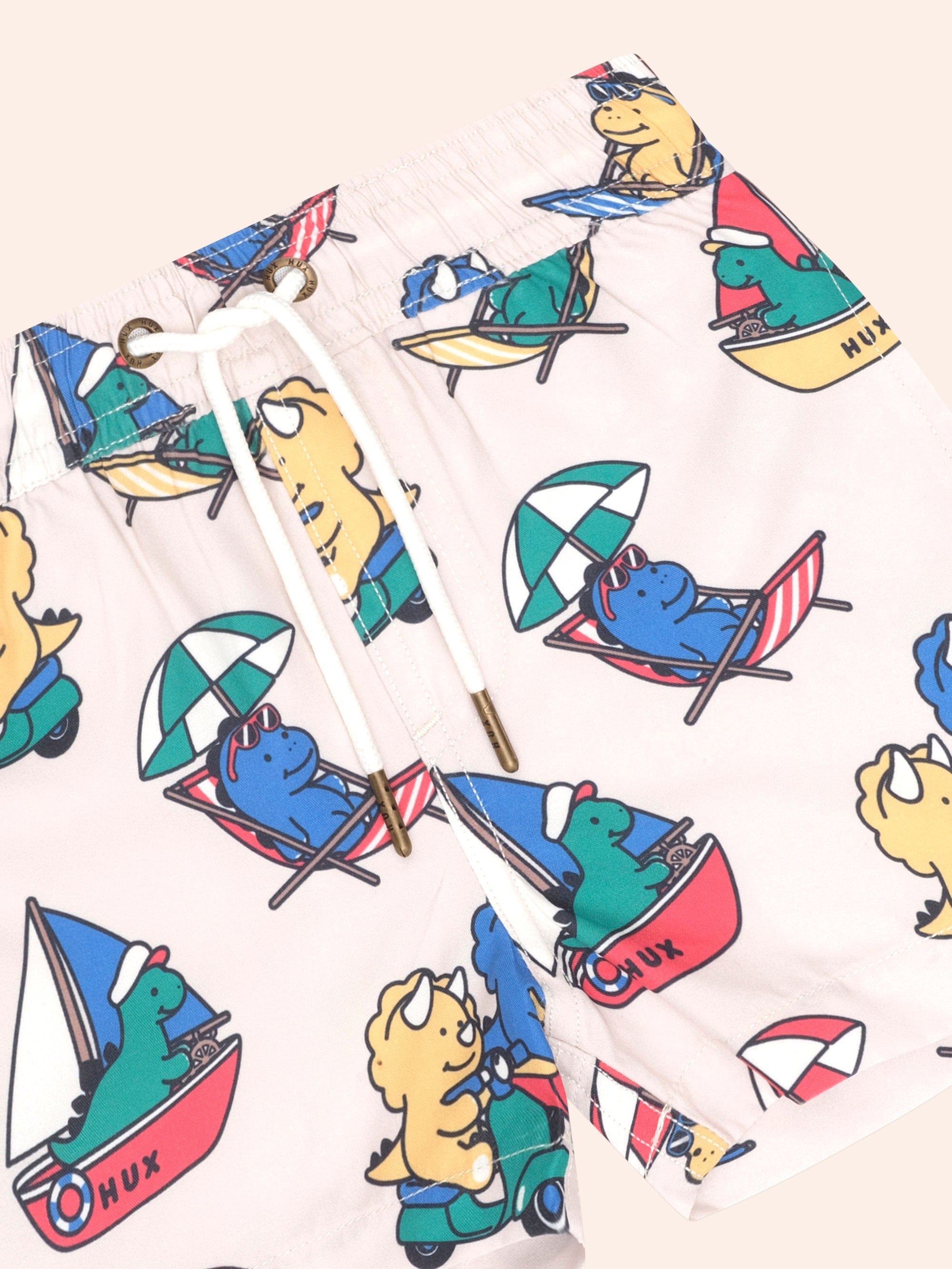 Vacay Dino Boardshort SWIMWEAR Huxbaby