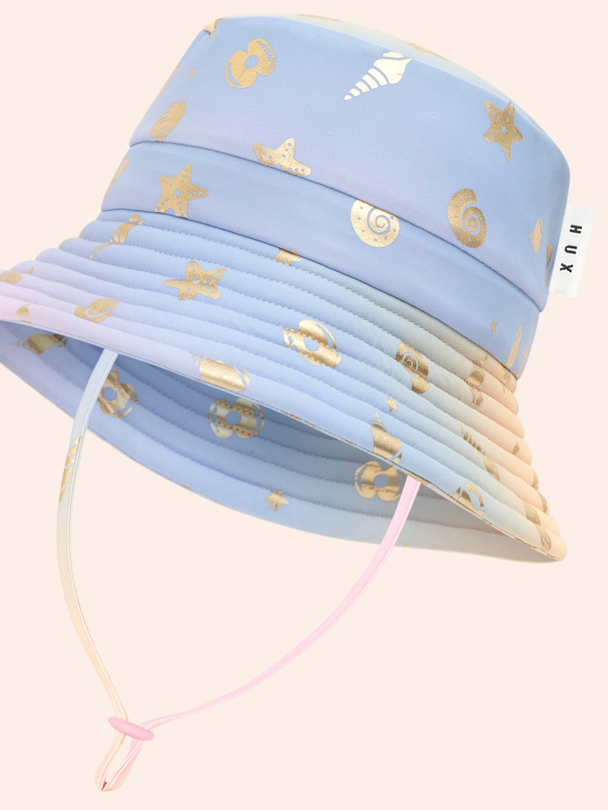 Shell Foil Ombre Swimhat SWIMWEAR Huxbaby