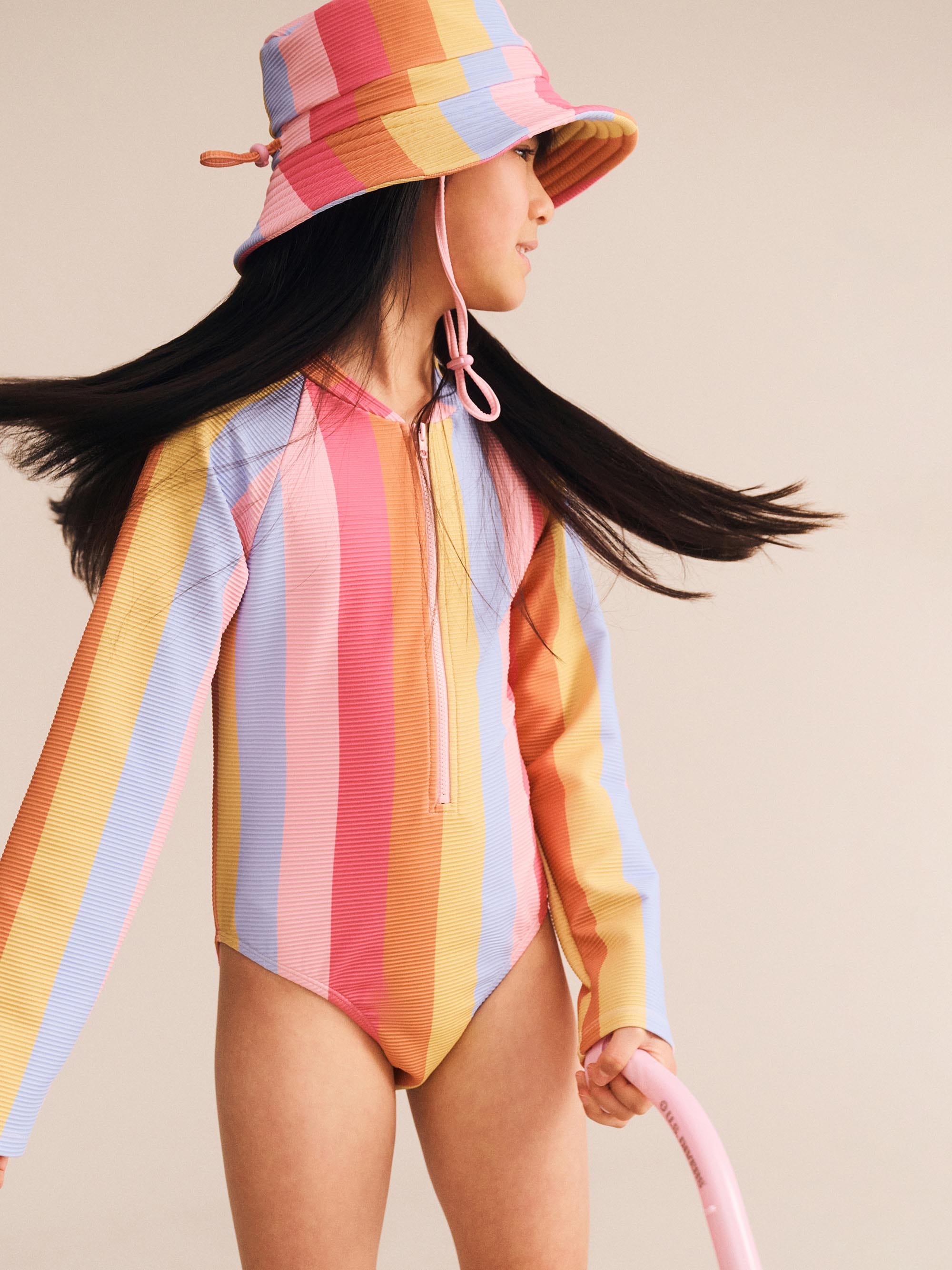 Paradiso Stripe Swimsuit SWIMWEAR Huxbaby