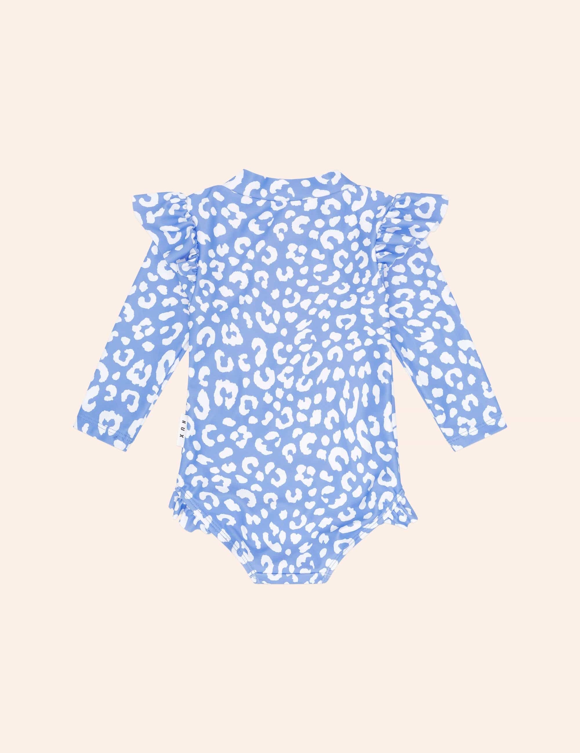 Leopard Frill Swimsuit SWIMWEAR Huxbaby