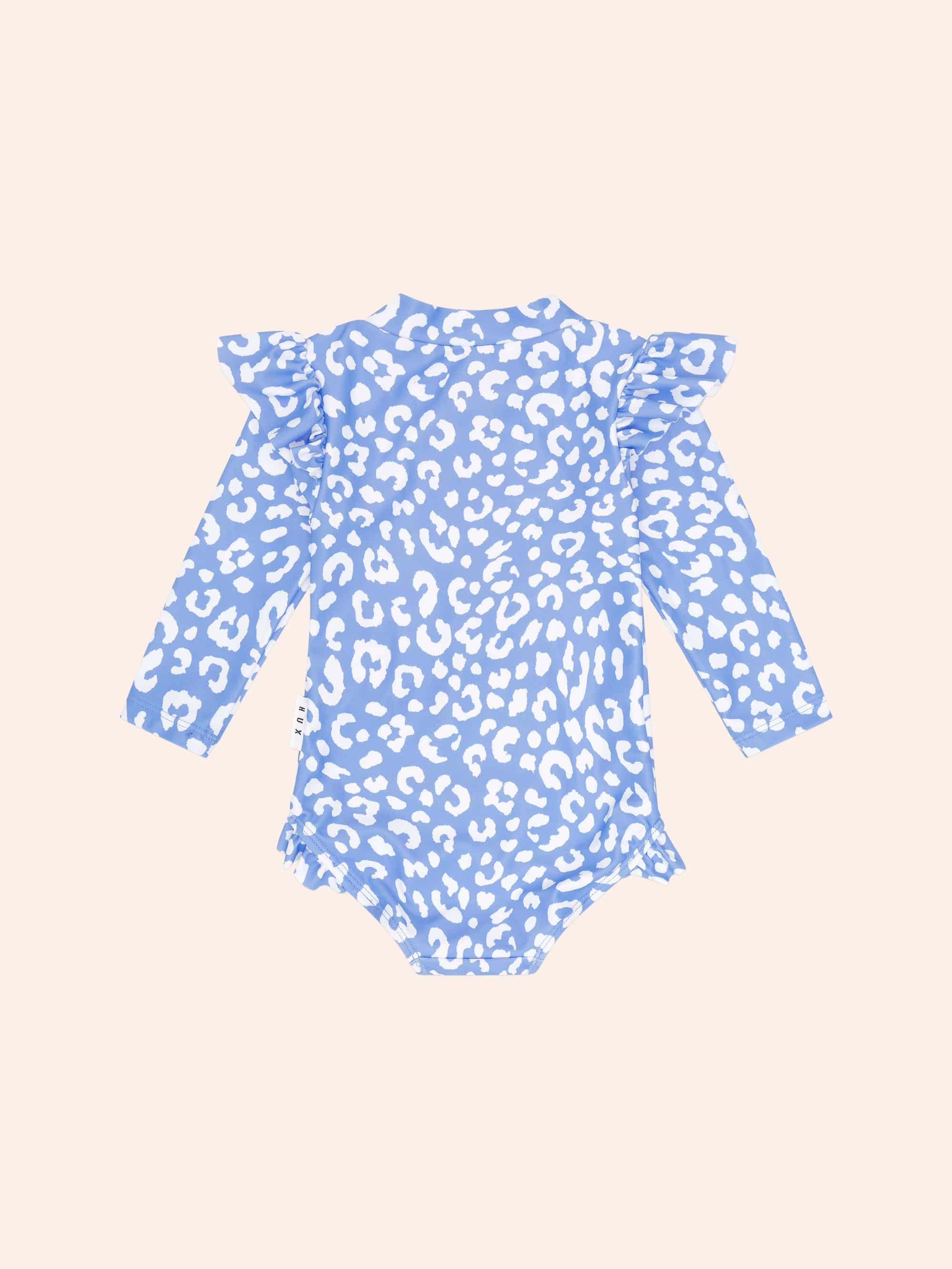 Leopard Frill Swimsuit SWIMWEAR Huxbaby