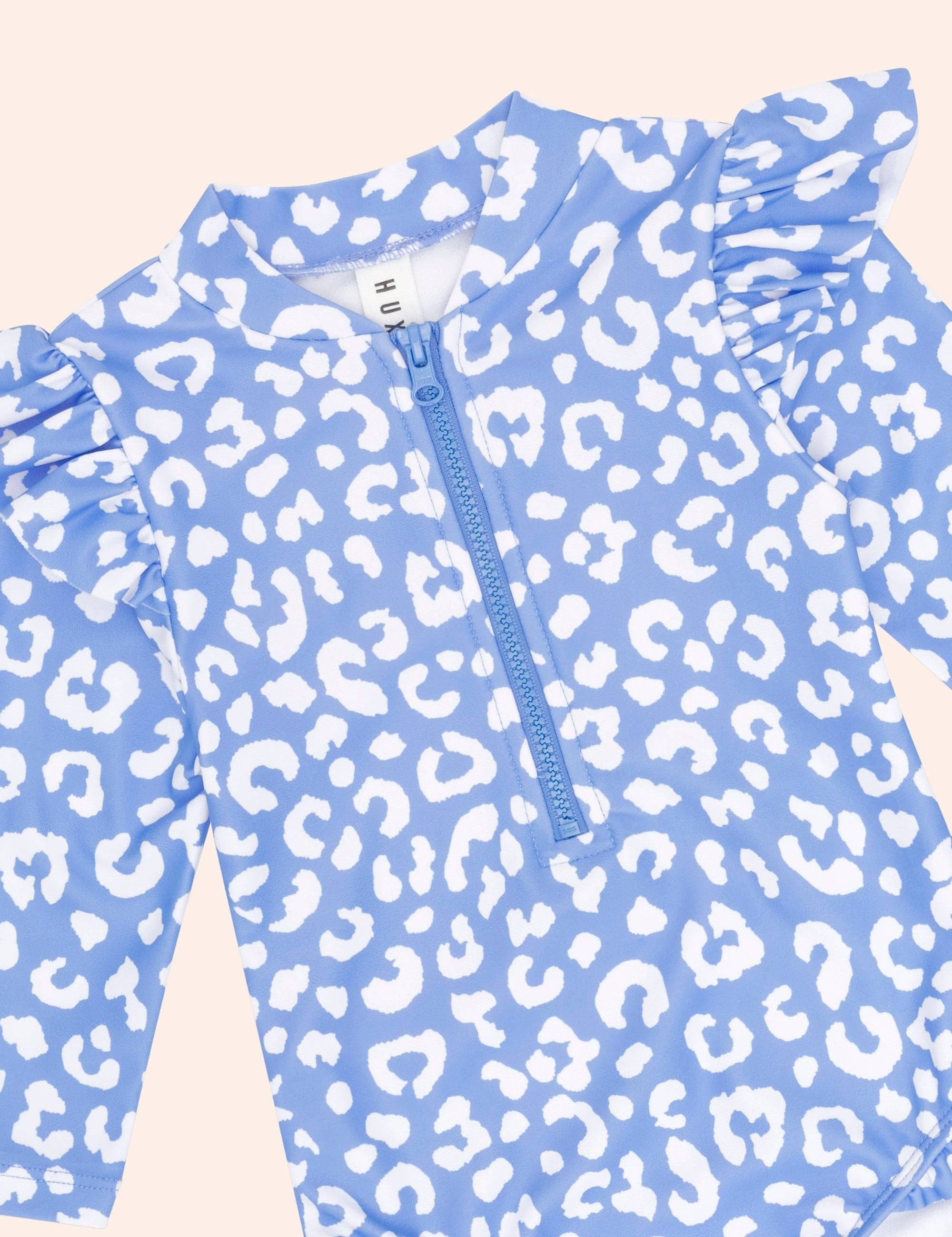 Leopard Frill Swimsuit SWIMWEAR Huxbaby