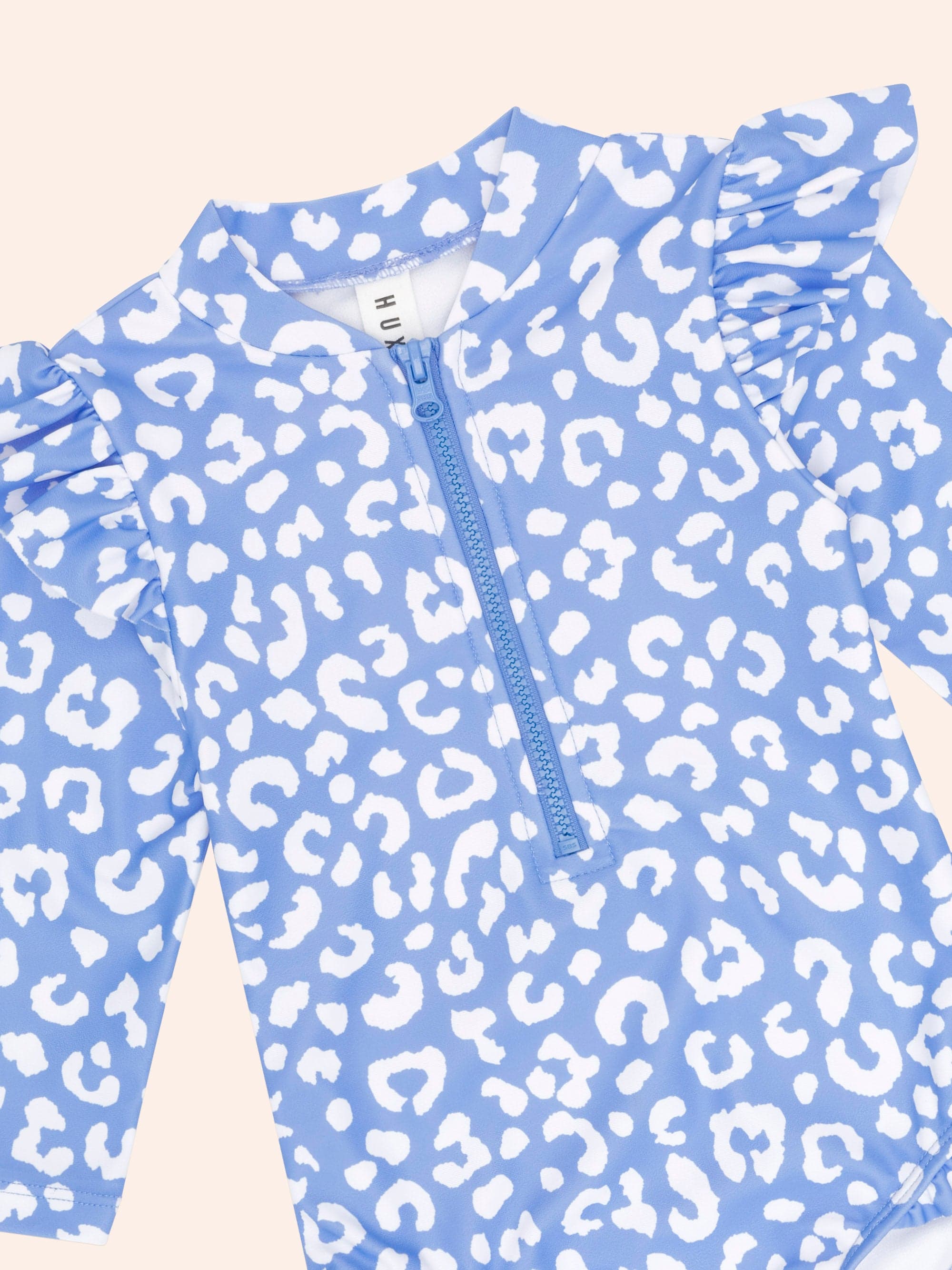 Leopard Frill Swimsuit SWIMWEAR Huxbaby