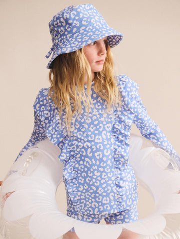 Leopard Swimhat SWIMWEAR Huxbaby