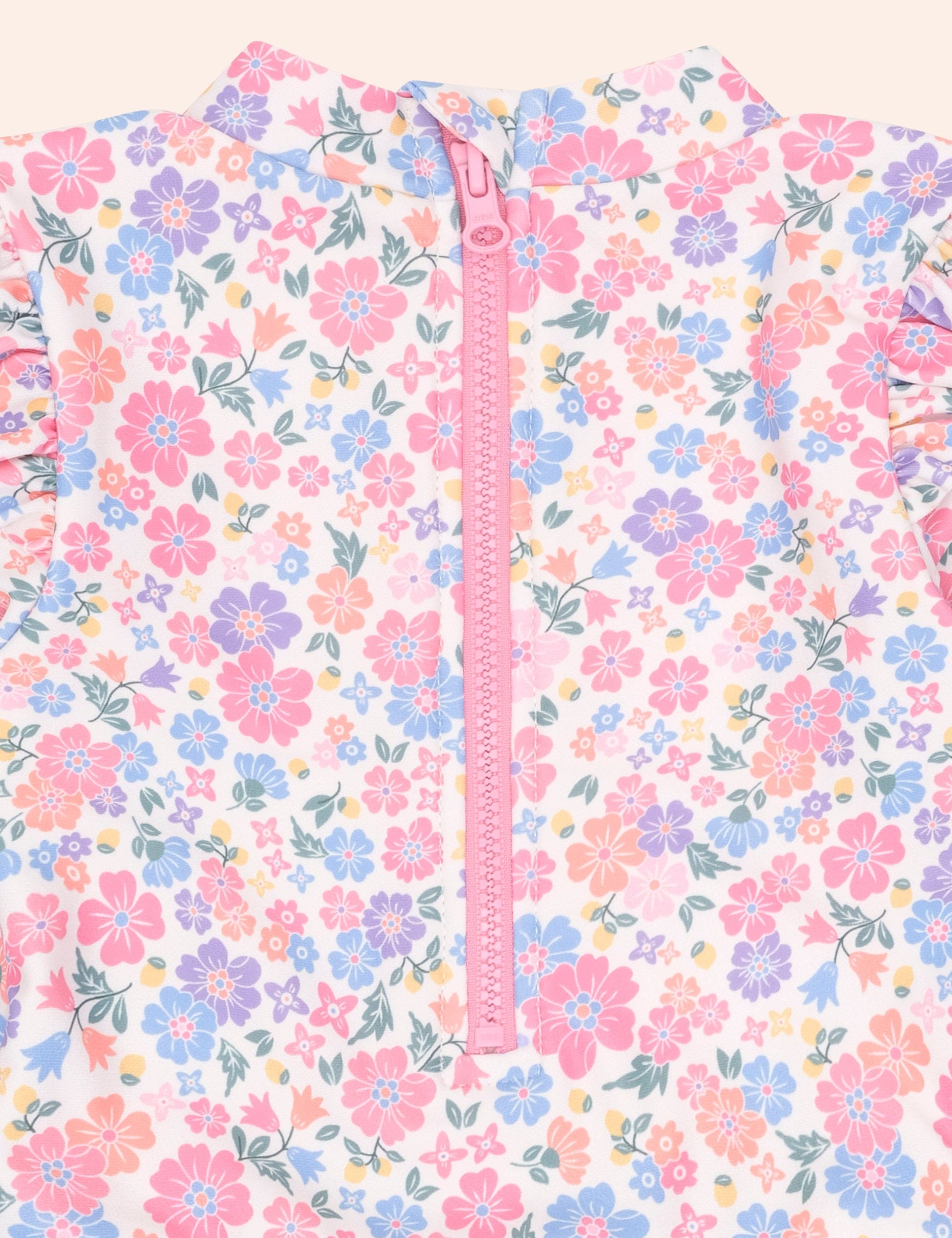 Paradiso Floral Peplum Swimsuit SWIMWEAR Huxbaby