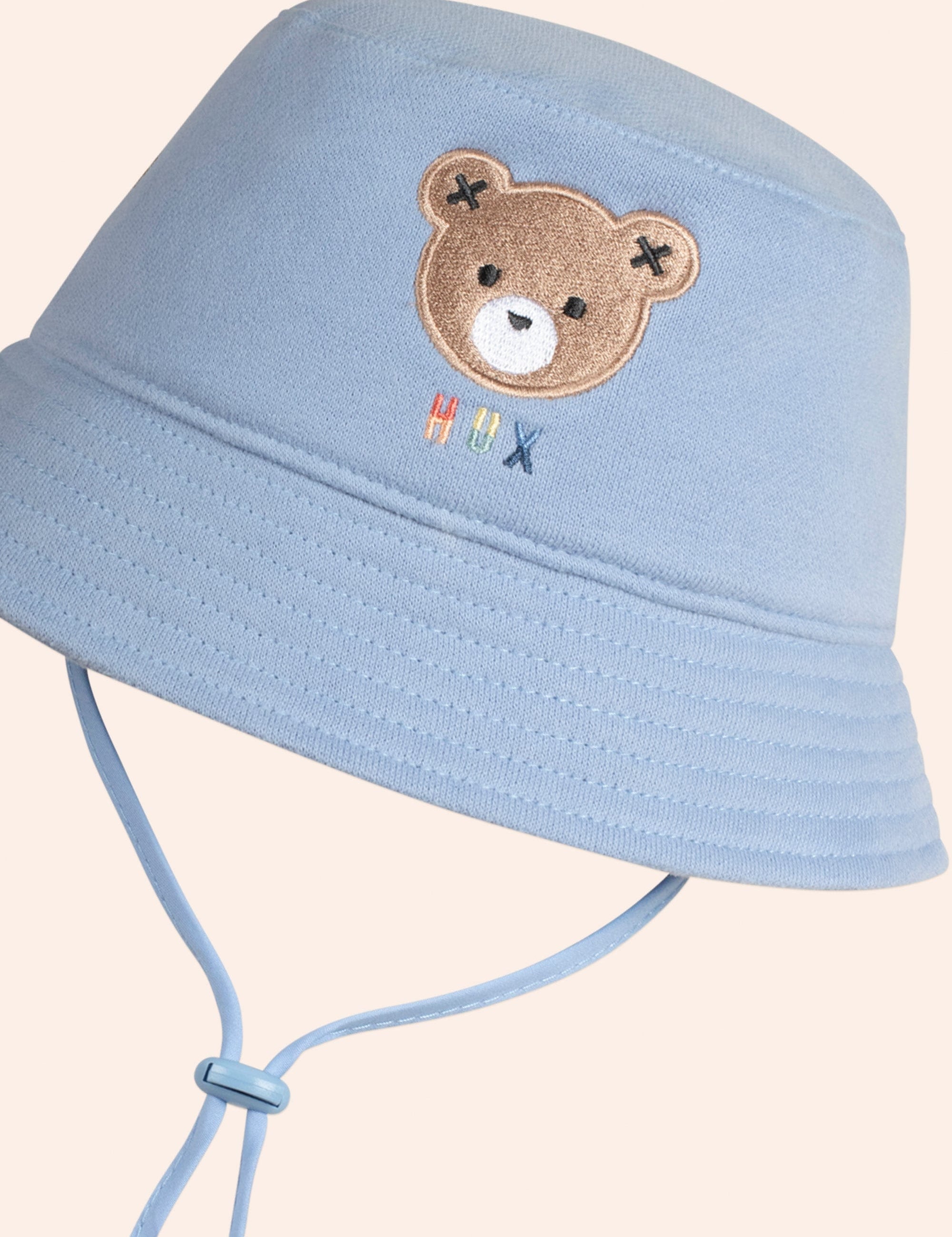 Blue Hux Bucket Hat ACCESSORIES Huxbaby