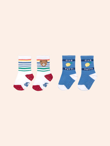 2 Pack Paradiso Sport Socks ACCESSORIES Huxbaby