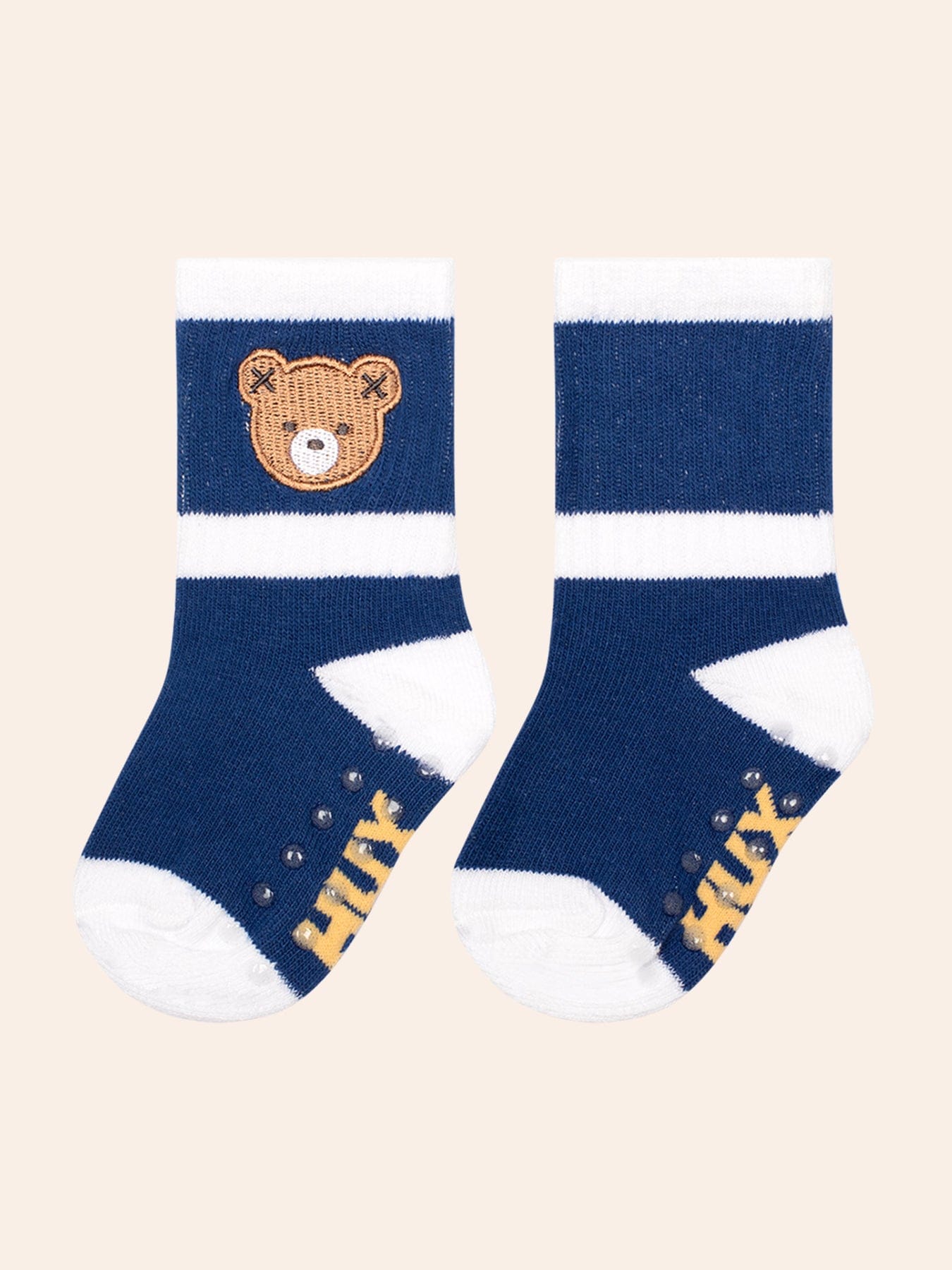 Hux Apres Ski Cobalt Multi 2Pk Socks ACCESSORIES Huxbaby Shopify