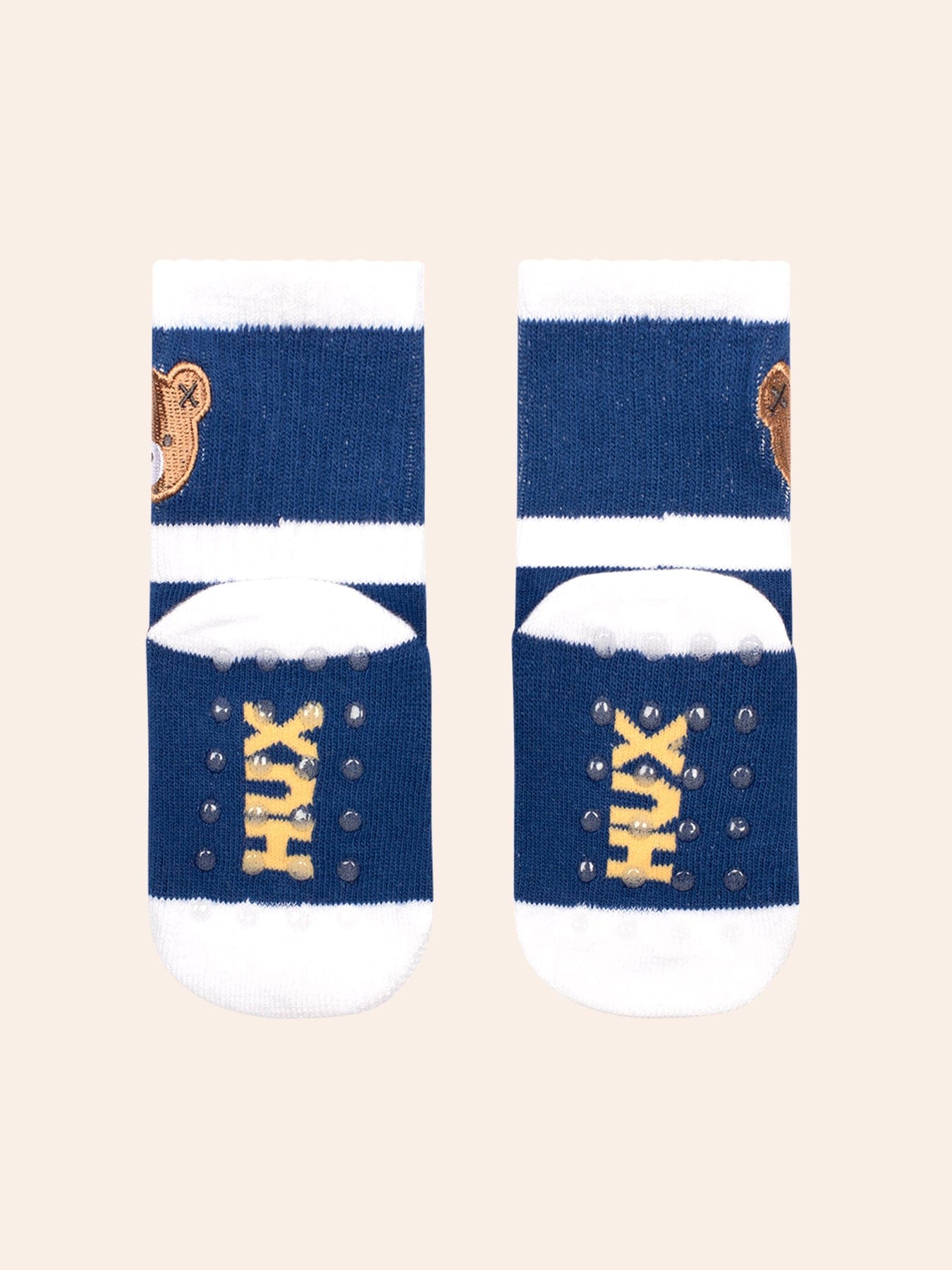Hux Apres Ski Cobalt Multi 2Pk Socks ACCESSORIES Huxbaby Shopify