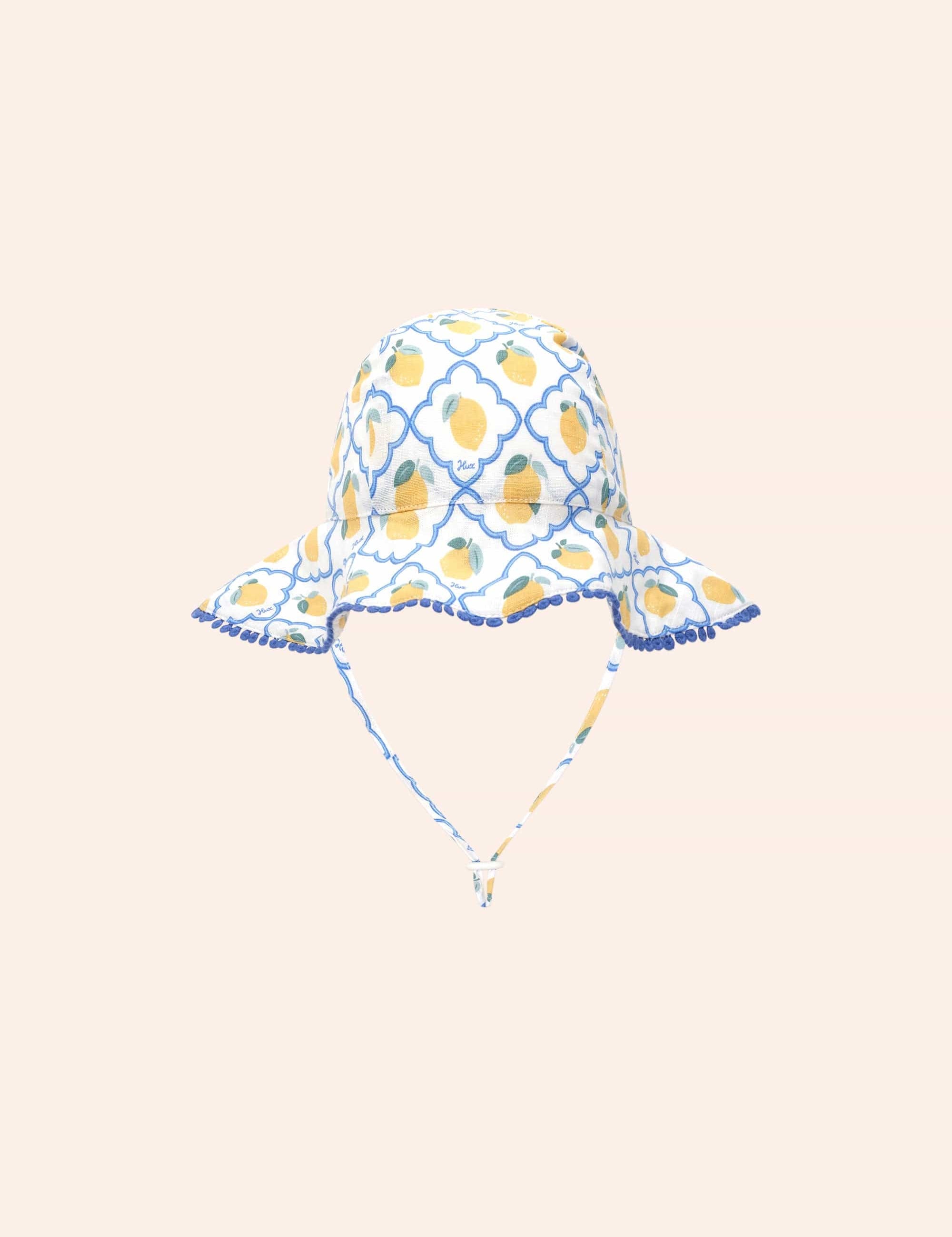 Lemon Tile Sunhat ACCESSORIES Huxbaby