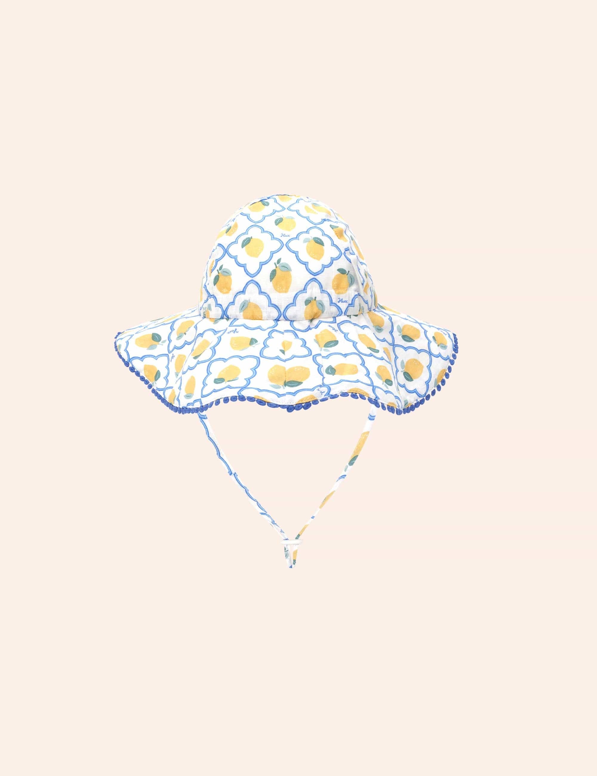 Lemon Tile Sunhat ACCESSORIES Huxbaby