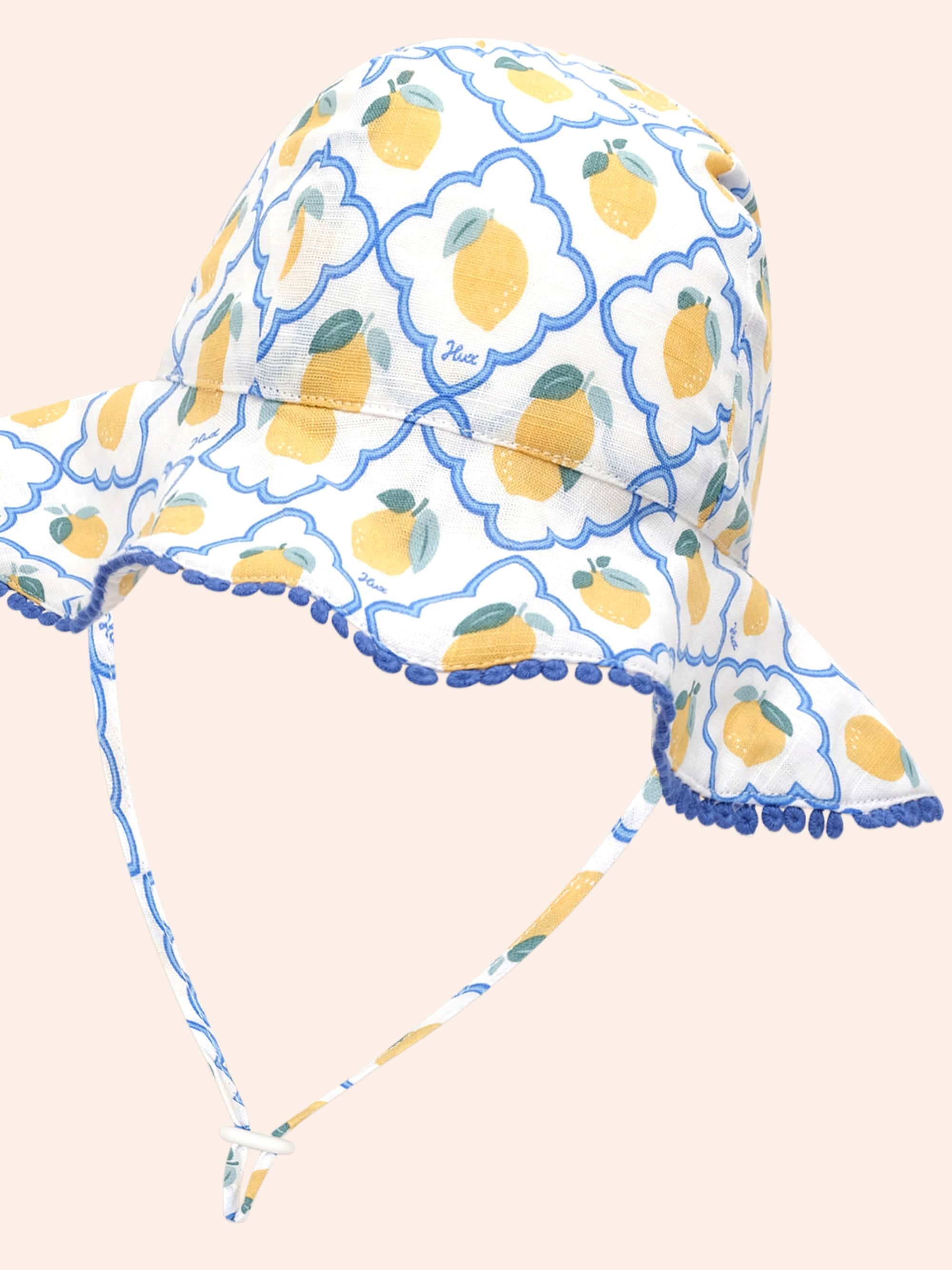 Lemon Tile Sunhat ACCESSORIES Huxbaby