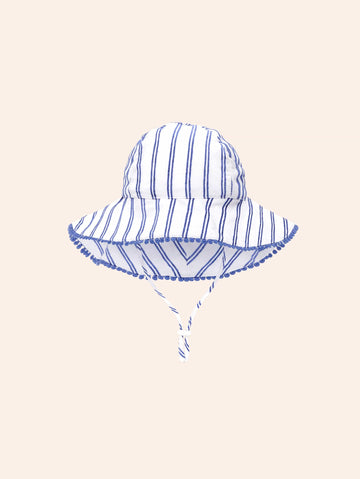 Ocean Stripe Sunhat ACCESSORIES Huxbaby