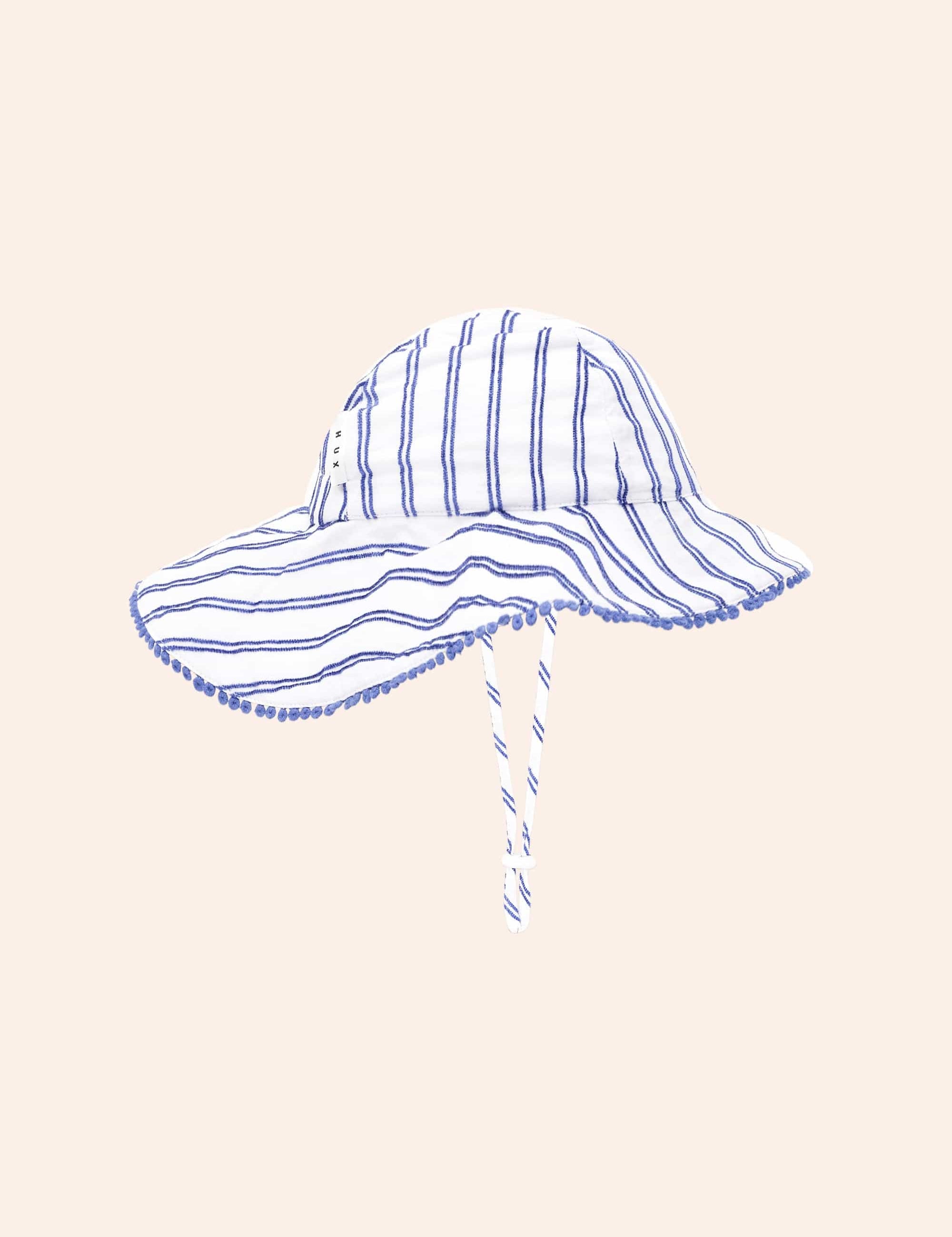 Ocean Stripe Sunhat ACCESSORIES Huxbaby