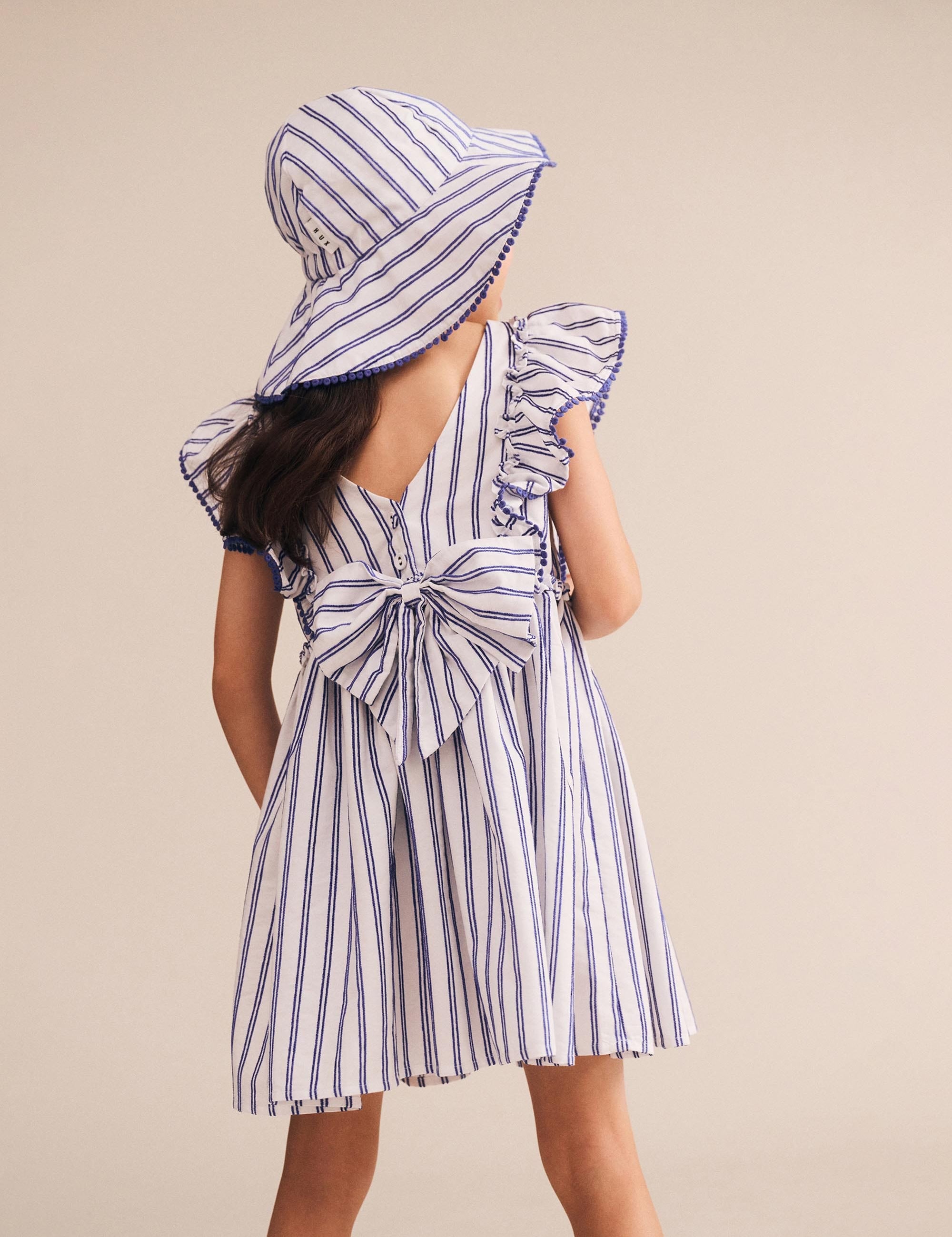 Ocean Stripe Sunhat ACCESSORIES Huxbaby