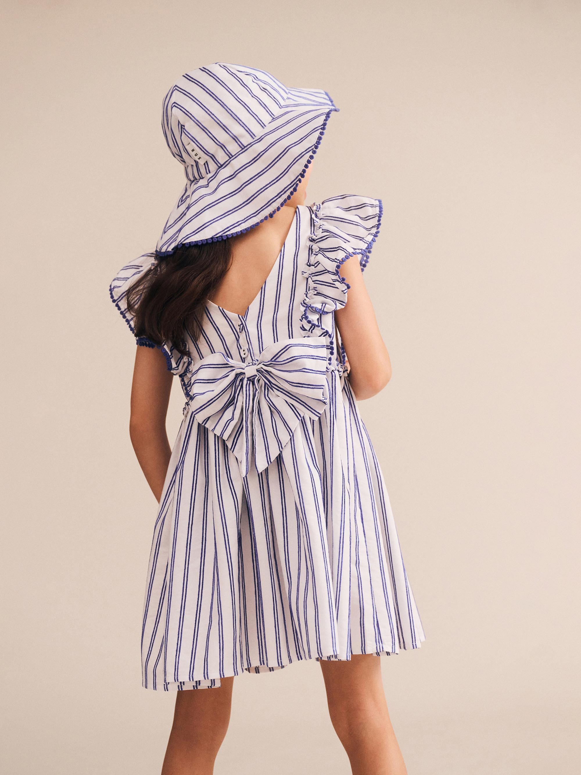 Ocean Stripe Sunhat ACCESSORIES Huxbaby