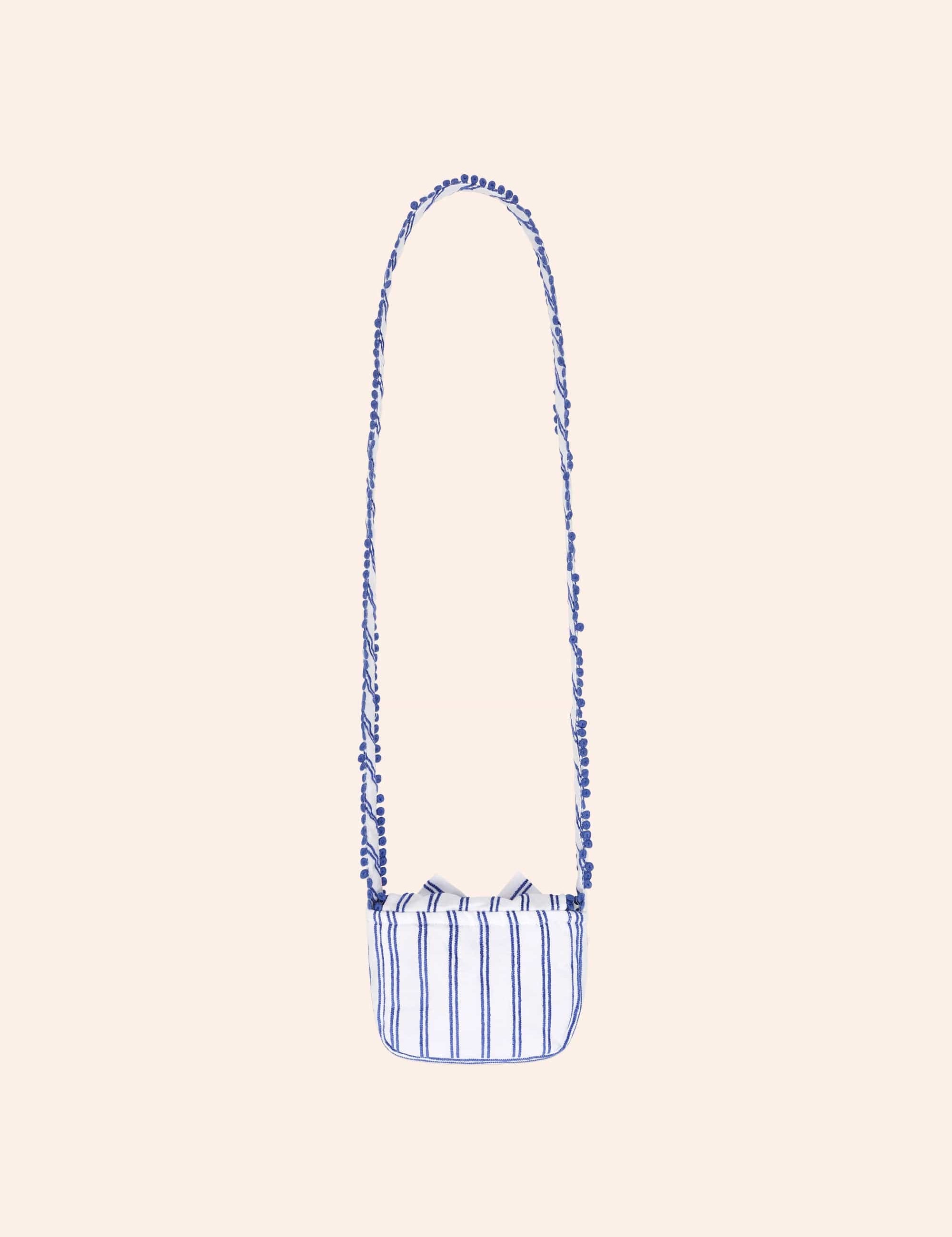 Ocean Stripe Bow Handbag ACCESSORIES Huxbaby