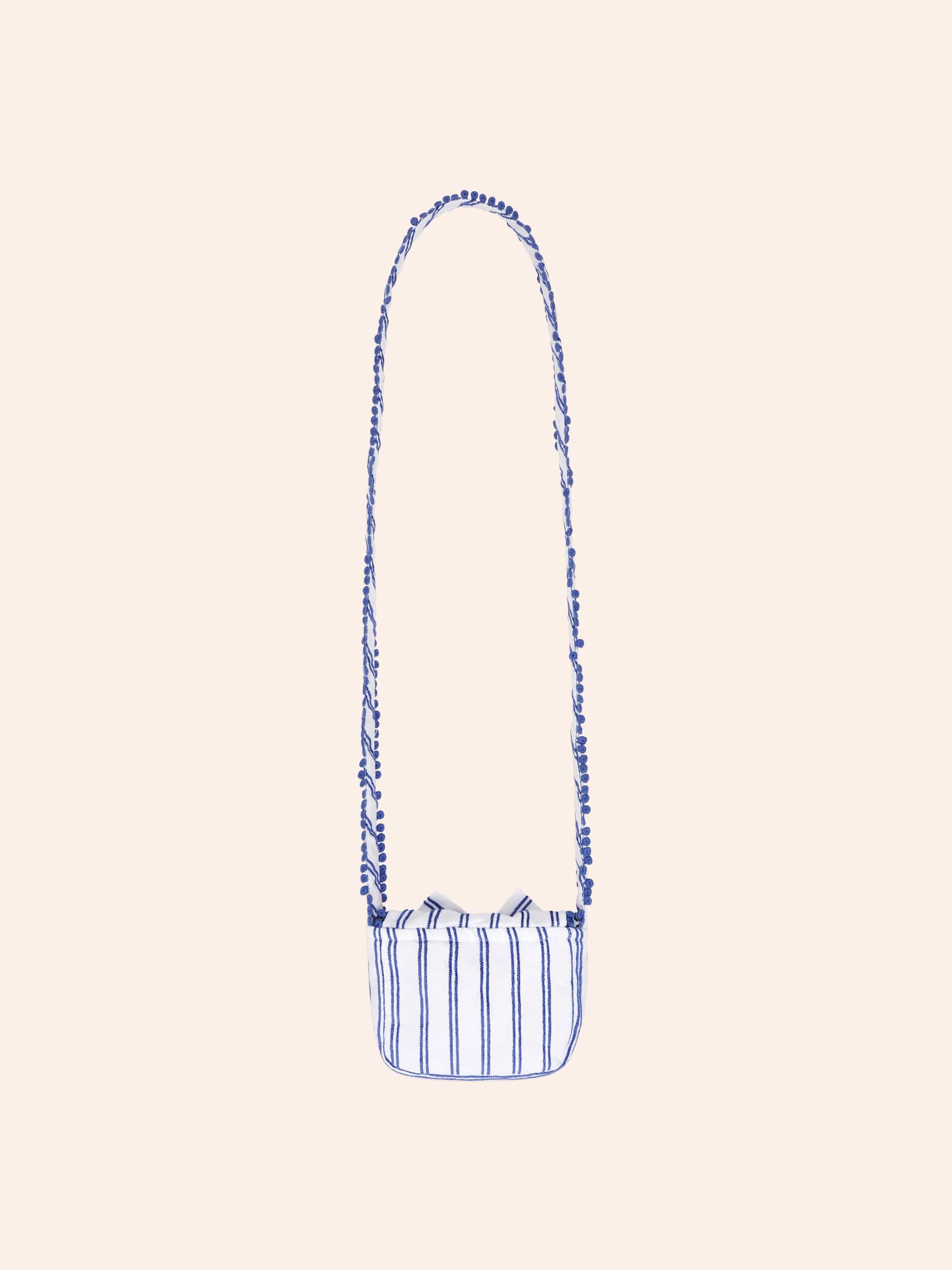 Ocean Stripe Bow Handbag ACCESSORIES Huxbaby