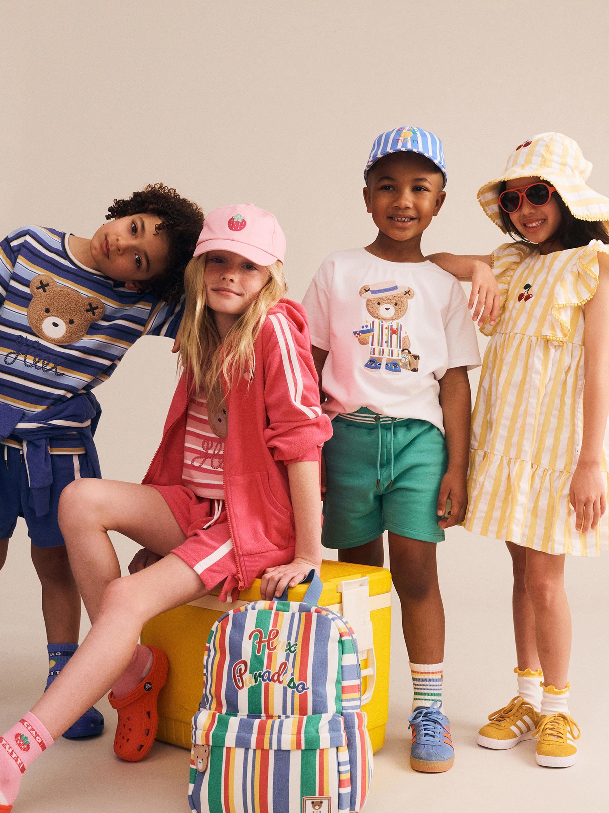 Paradiso Stripe Backpack ACCESSORIES Huxbaby