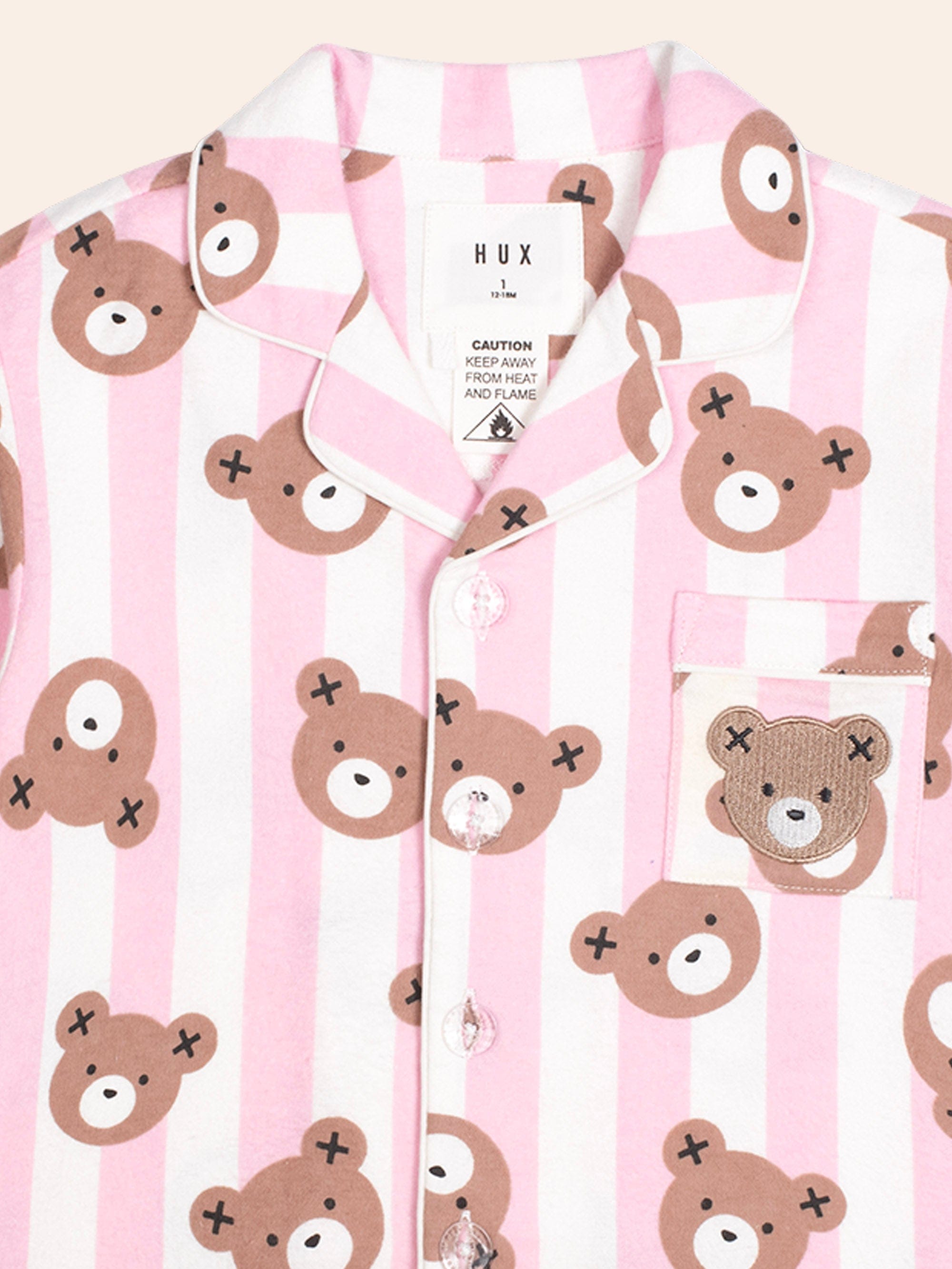 Huxette Stripe Flannel Pyjama SLEEPWEAR Huxbaby