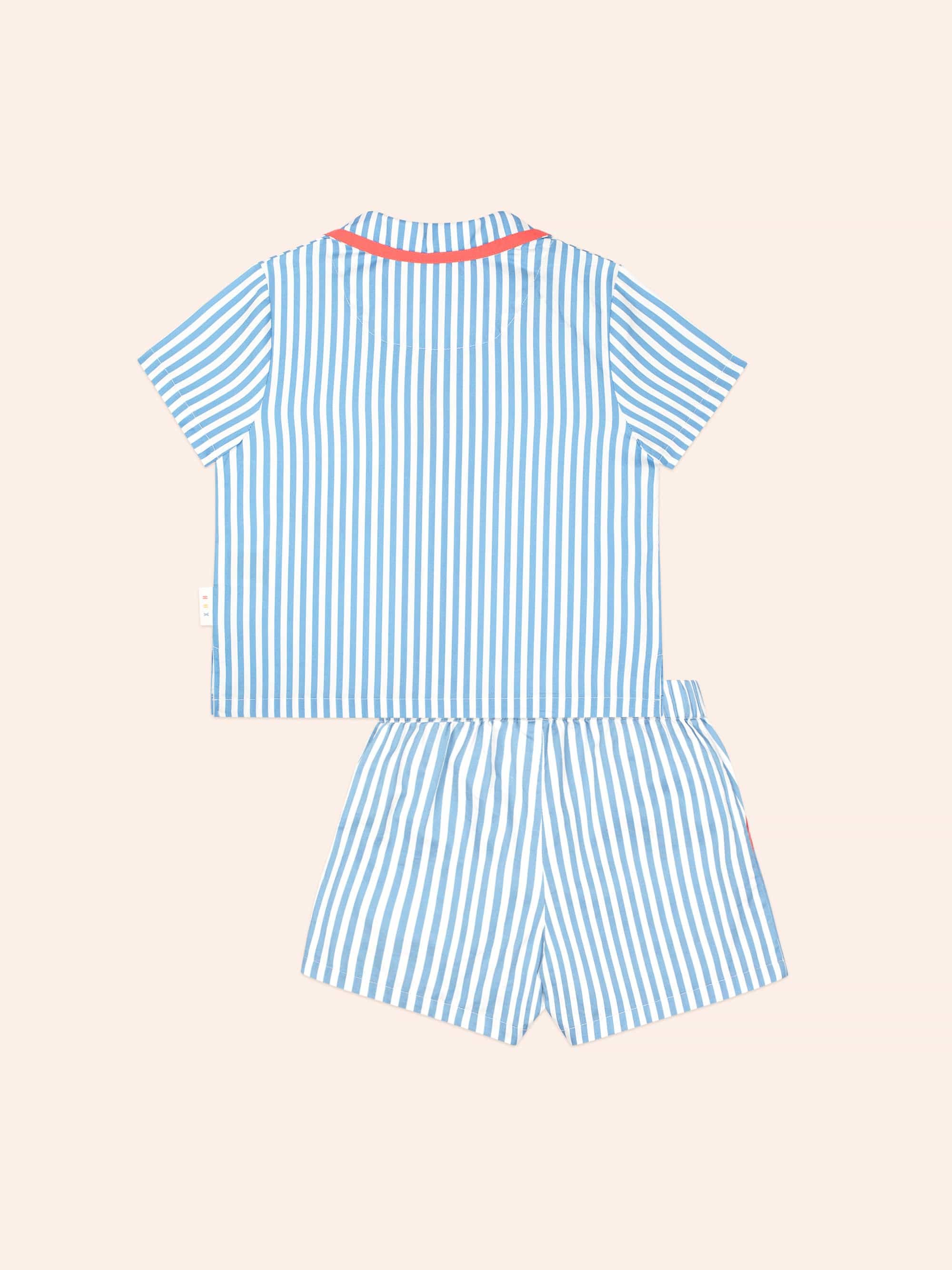 Sky Stripe PJ Set SET Huxbaby
