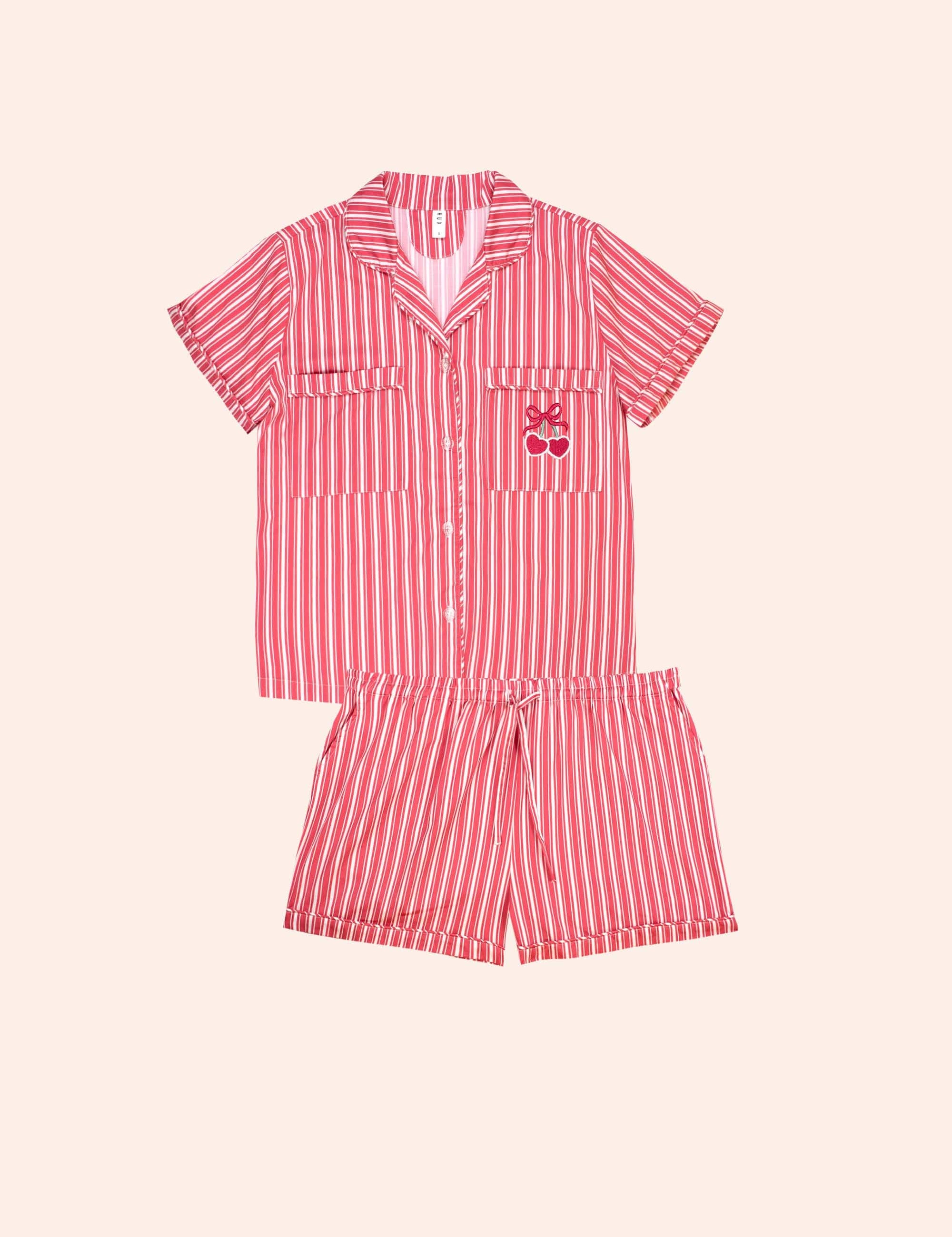 Mumma Bear PJs Candy Cane SLEEPWEAR Huxbaby