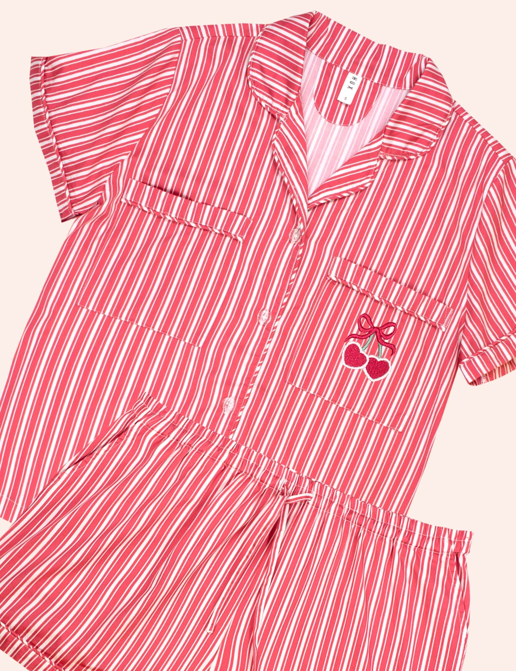 Mumma Bear PJs Candy Cane SLEEPWEAR Huxbaby