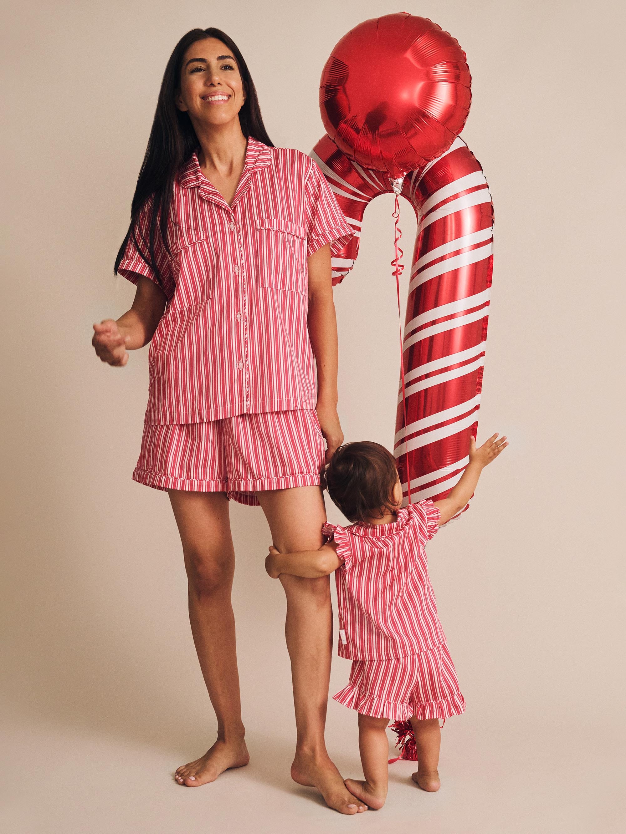 Mumma Bear PJs Candy Cane SLEEPWEAR Huxbaby