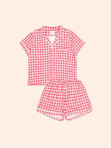 Huxbear Check Mama Bear Pjs SET Huxbaby Shopify