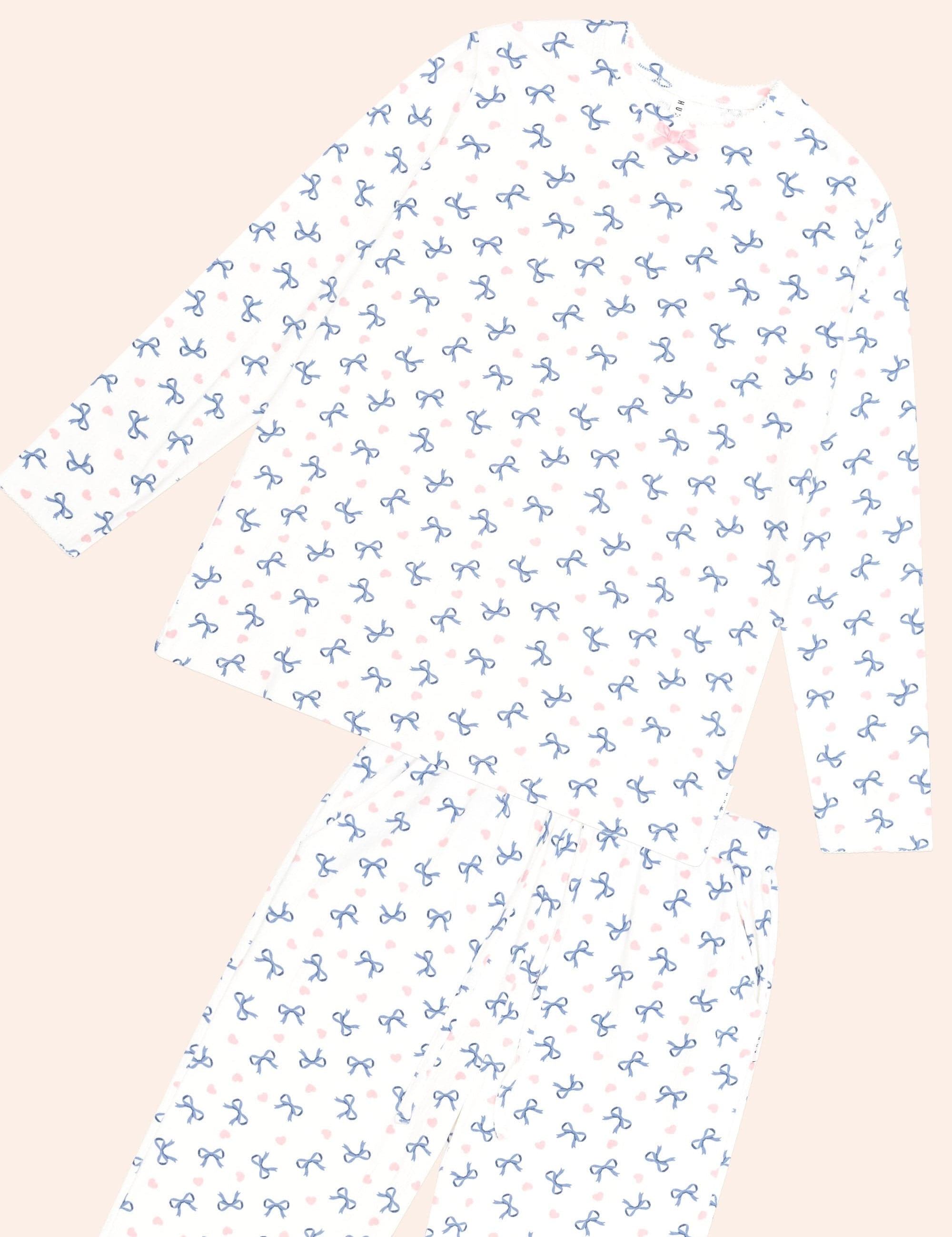 Womens Long Sleeve Pj Set SLEEPWEAR Huxbaby