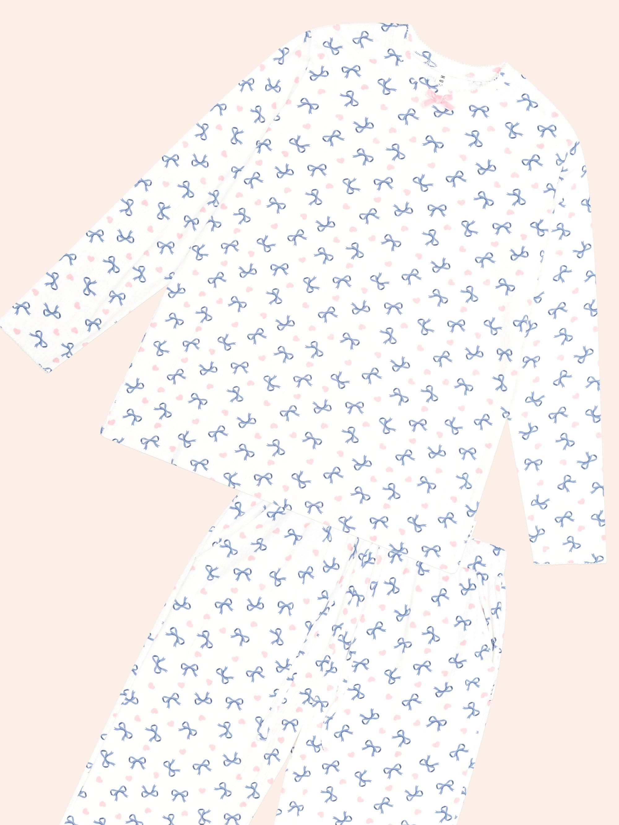 Womens Long Sleeve Pj Set SLEEPWEAR Huxbaby