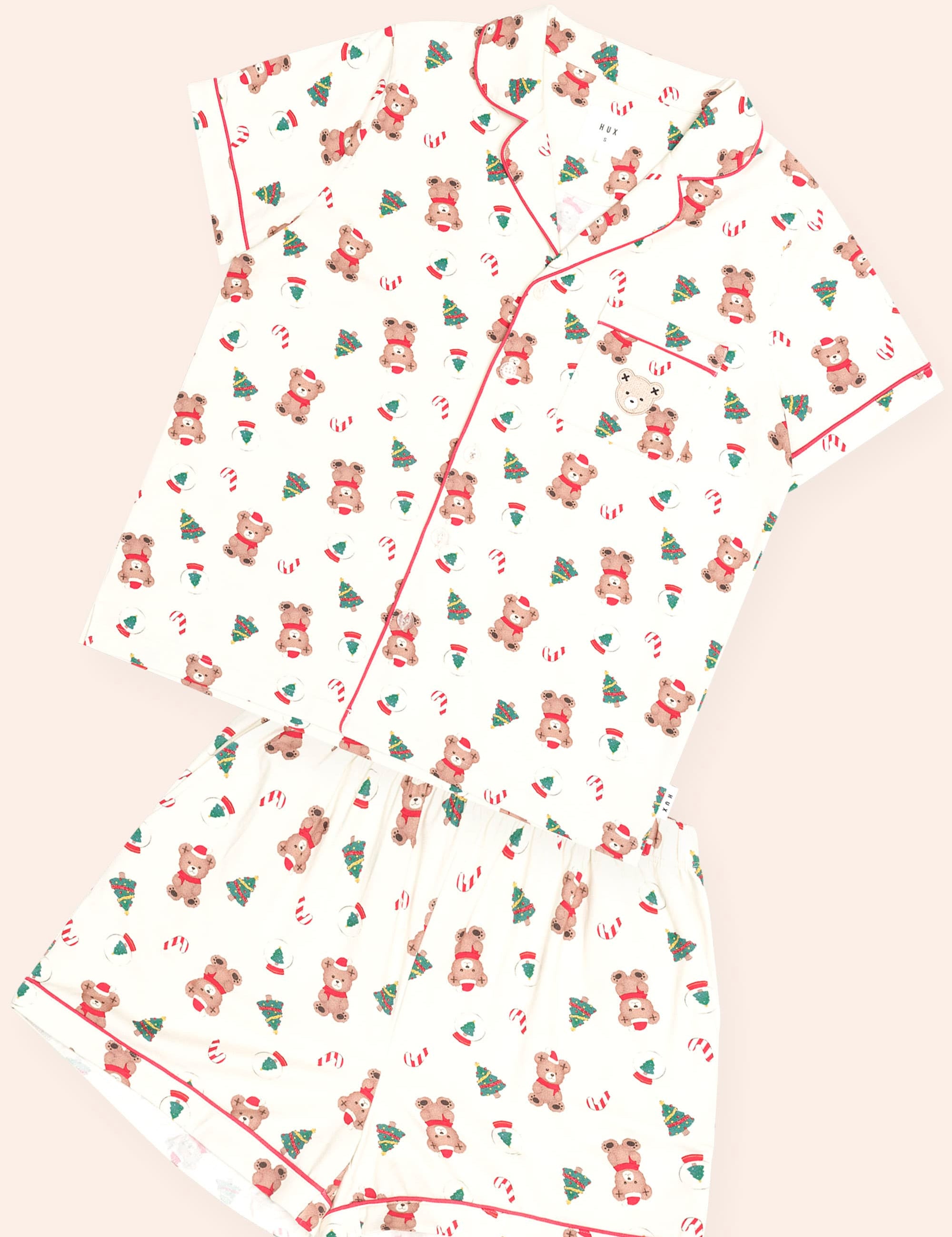 Festive Hux Adult Pj Set SET Huxbaby Shopify