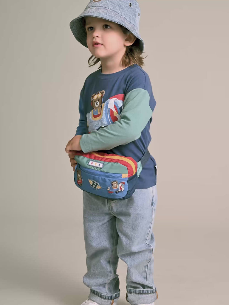 Aviator Huxbear Longsleeve Top TOP LS Huxbaby