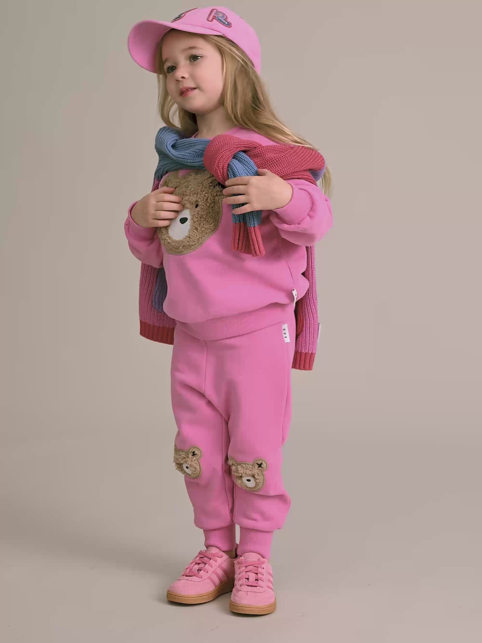 Furry Huxbear Pink Sweatshirt SWEATSHIRT Huxbaby