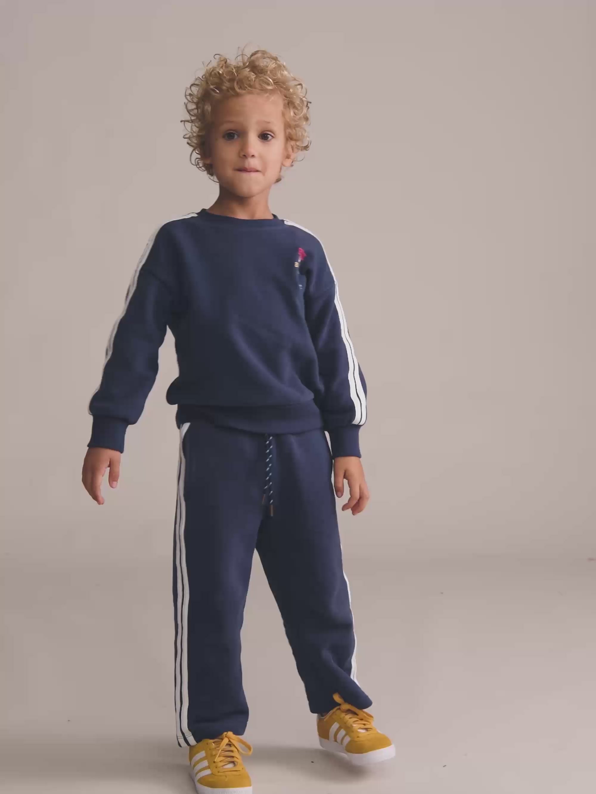 Hux Sport Sporty Stripe Sweatshirt SWEATSHIRT Huxbaby Shopify
