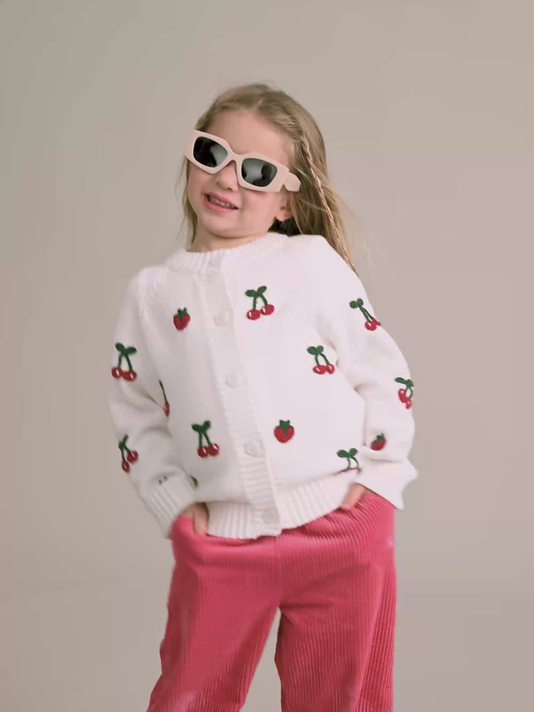 Tutti Frutti Crochet Cardi KNIT CARDI Huxbaby