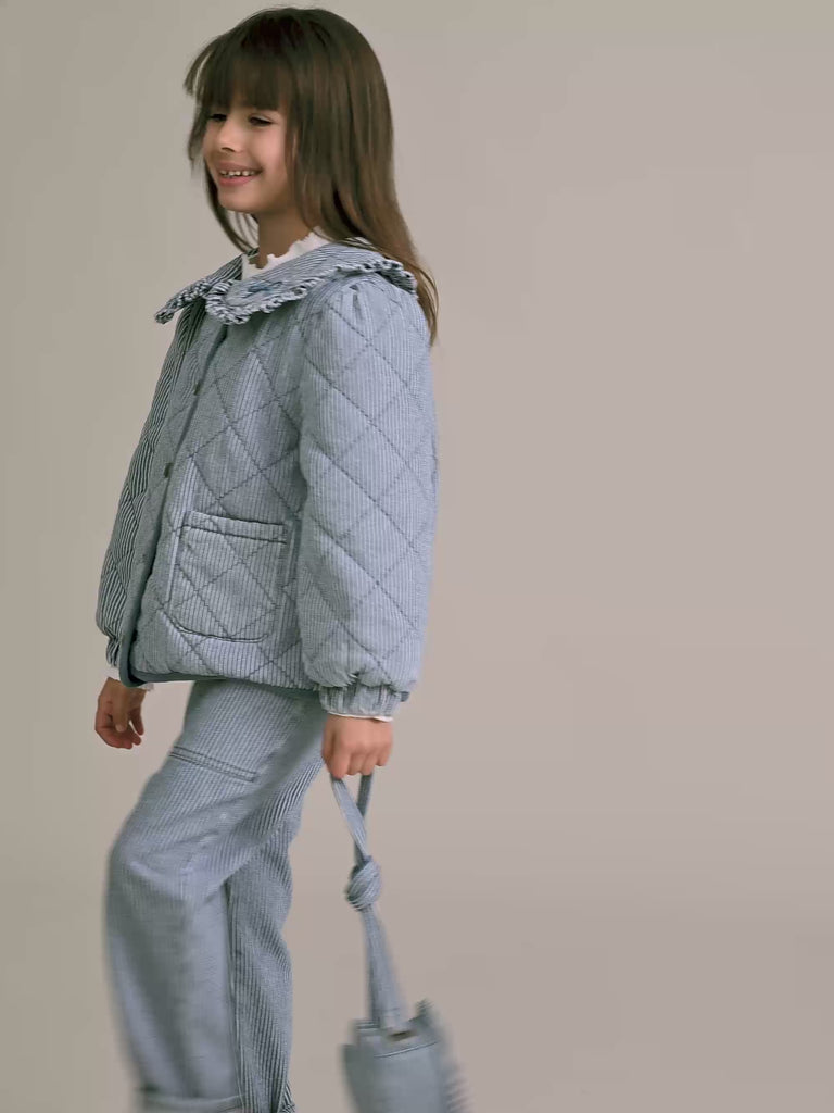 Vintage Bow Paperbag Denim Pant PANT Huxbaby