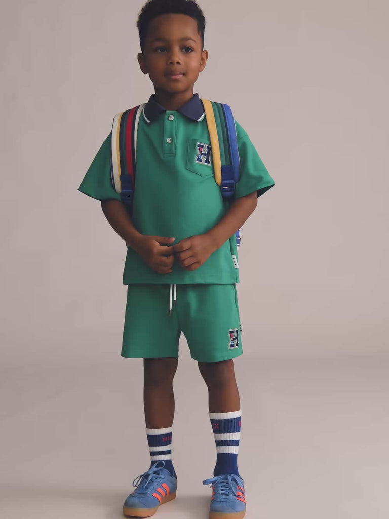 Collegiate Pique Short ONESIE Huxbaby Shopify
