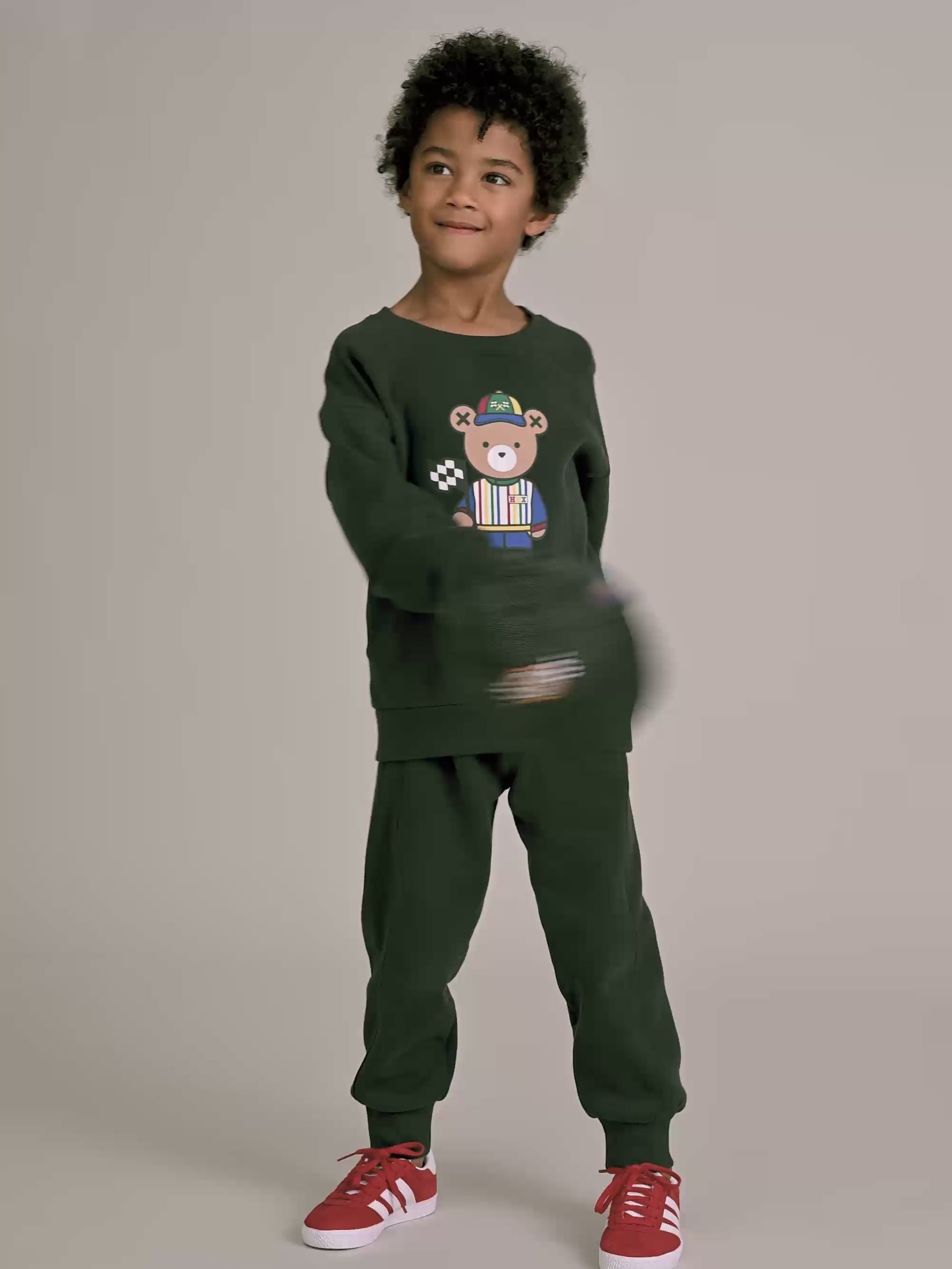 Soft Black Trackpant PANT Huxbaby