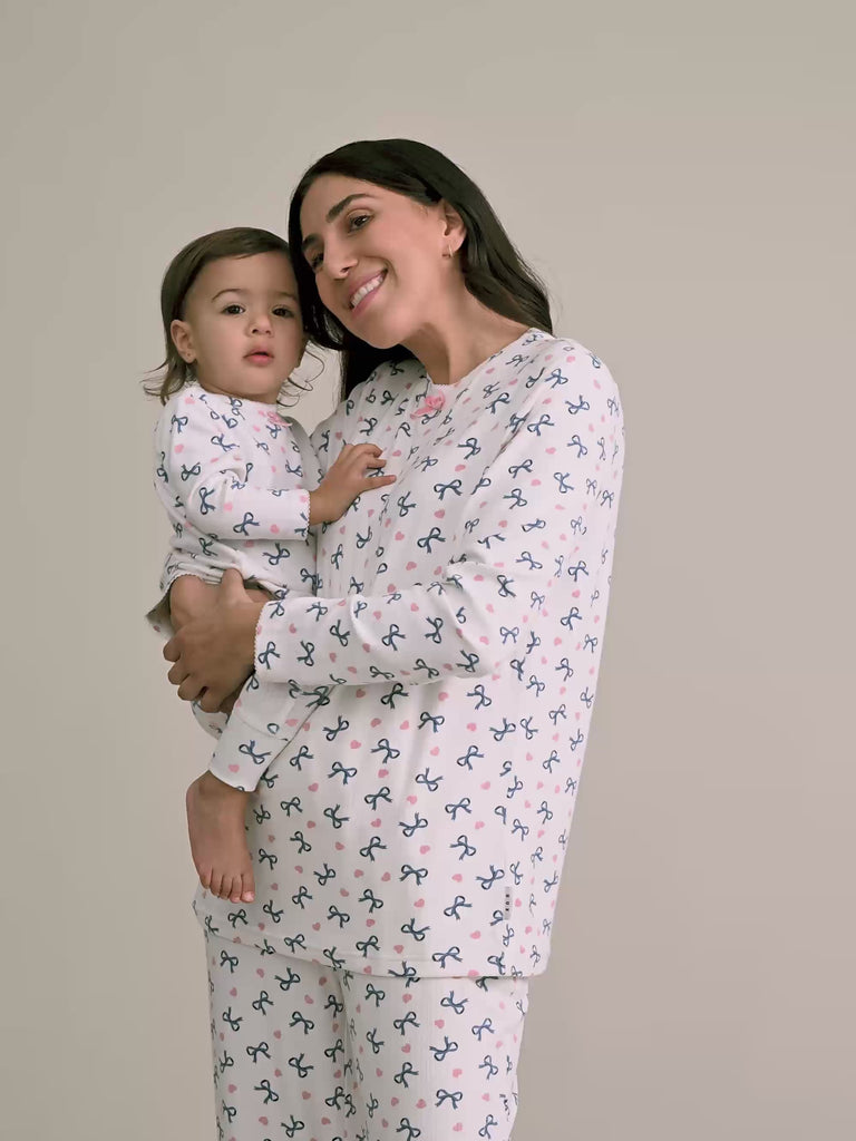 Womens Long Sleeve Pj Set SLEEPWEAR Huxbaby