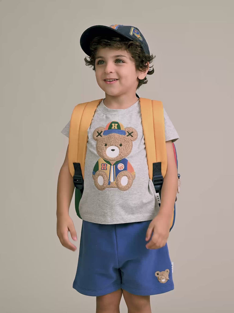 Varsity Hux Grey Tee T-SHIRT Huxbaby