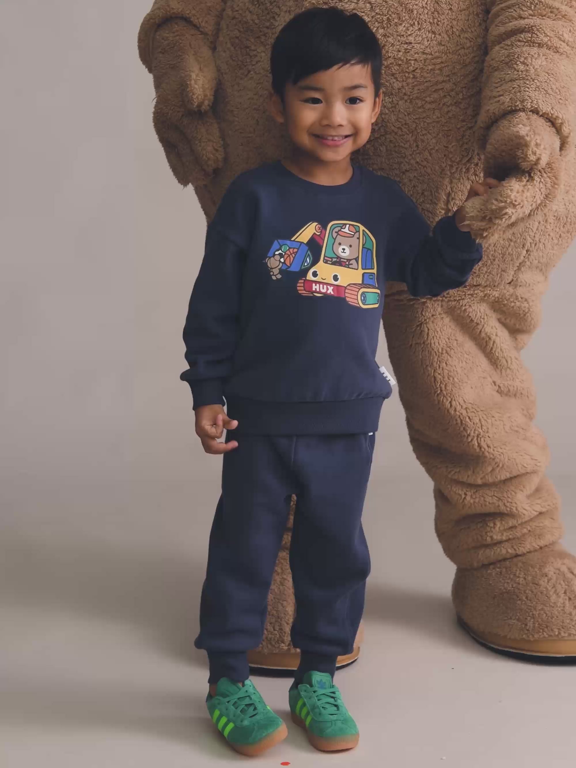 Excavator Hux Sweatshirt SWEATSHIRT Huxbaby Shopify