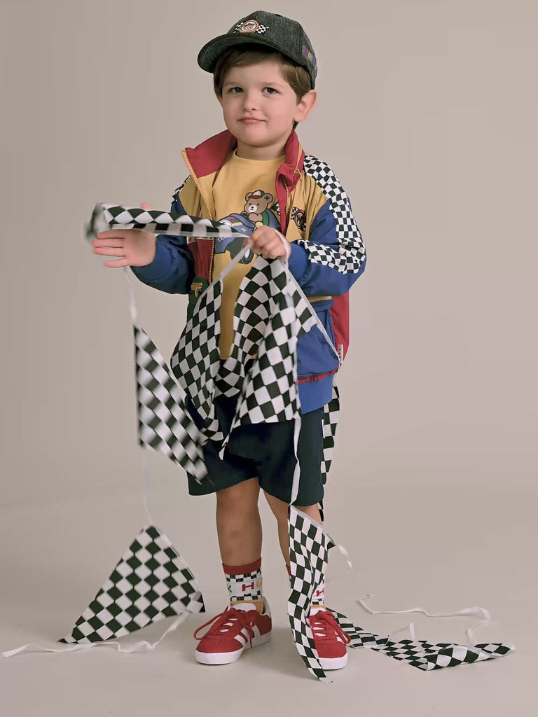 Retro Motosport Windbreaker JACKET Huxbaby