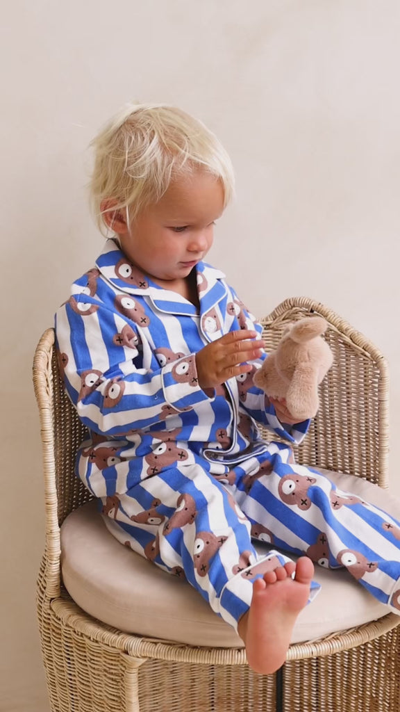 Hux Stripe Flannel Pyjama SLEEPWEAR Huxbaby