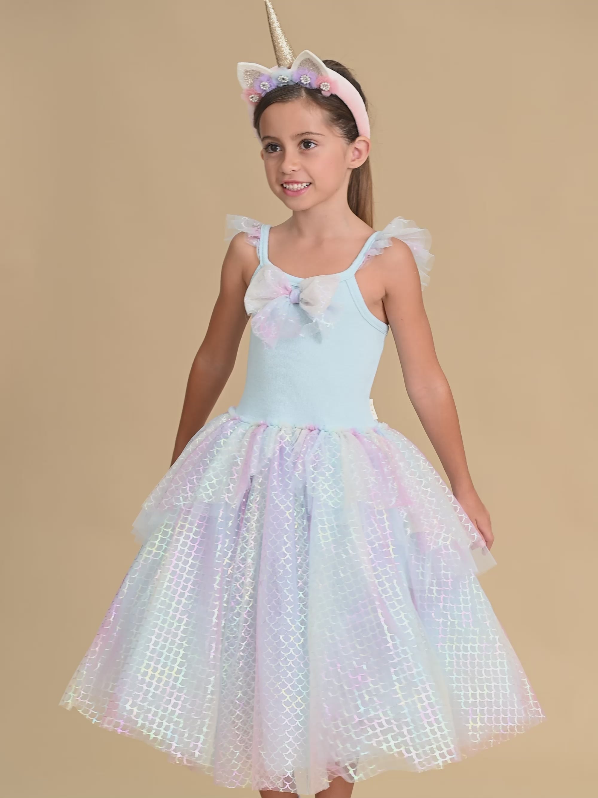 PRINCESS MERMAID DRESS DRESS Huxbaby